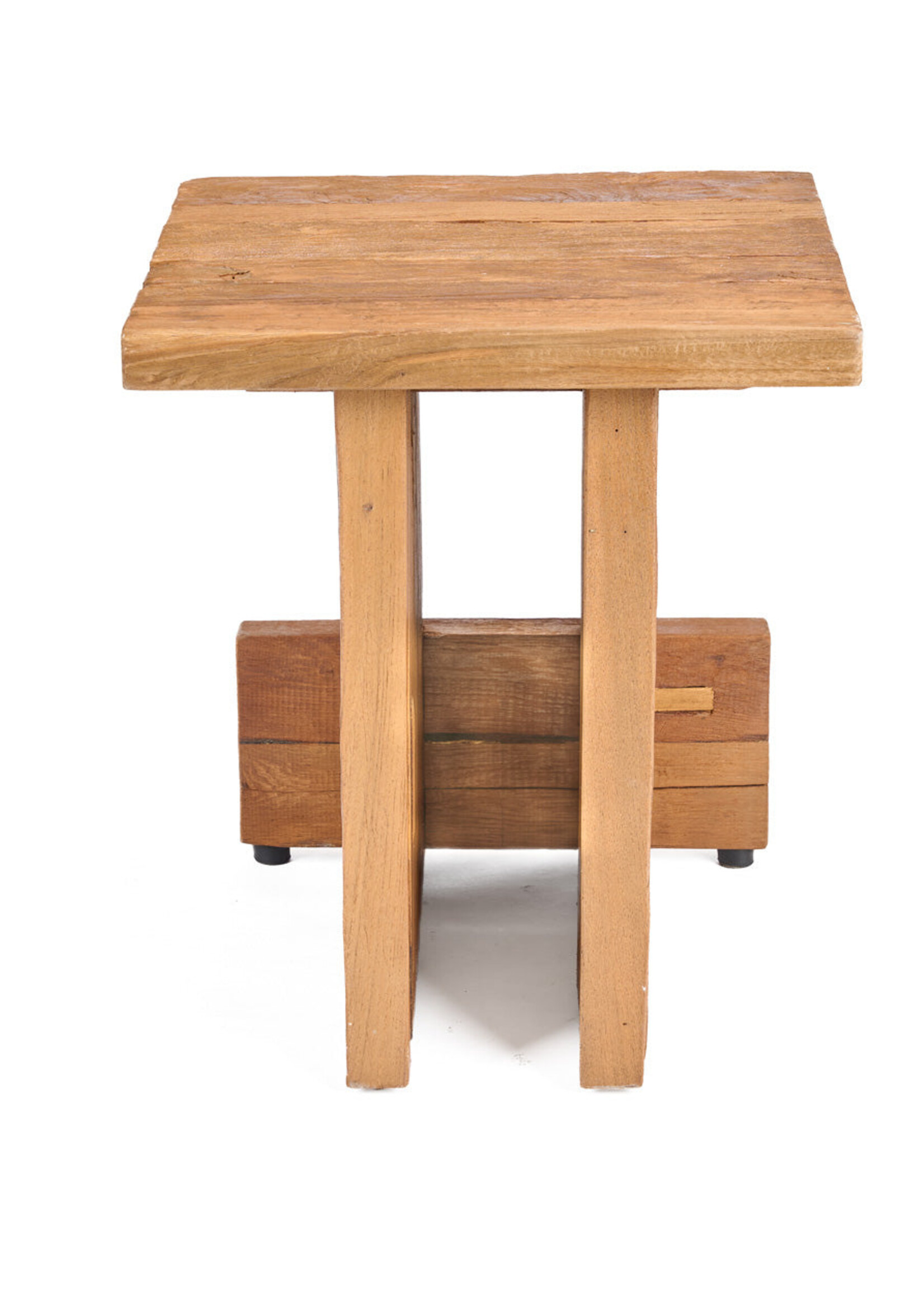 Bazar Bizar Antwerp The Suku Block Stool - Natural