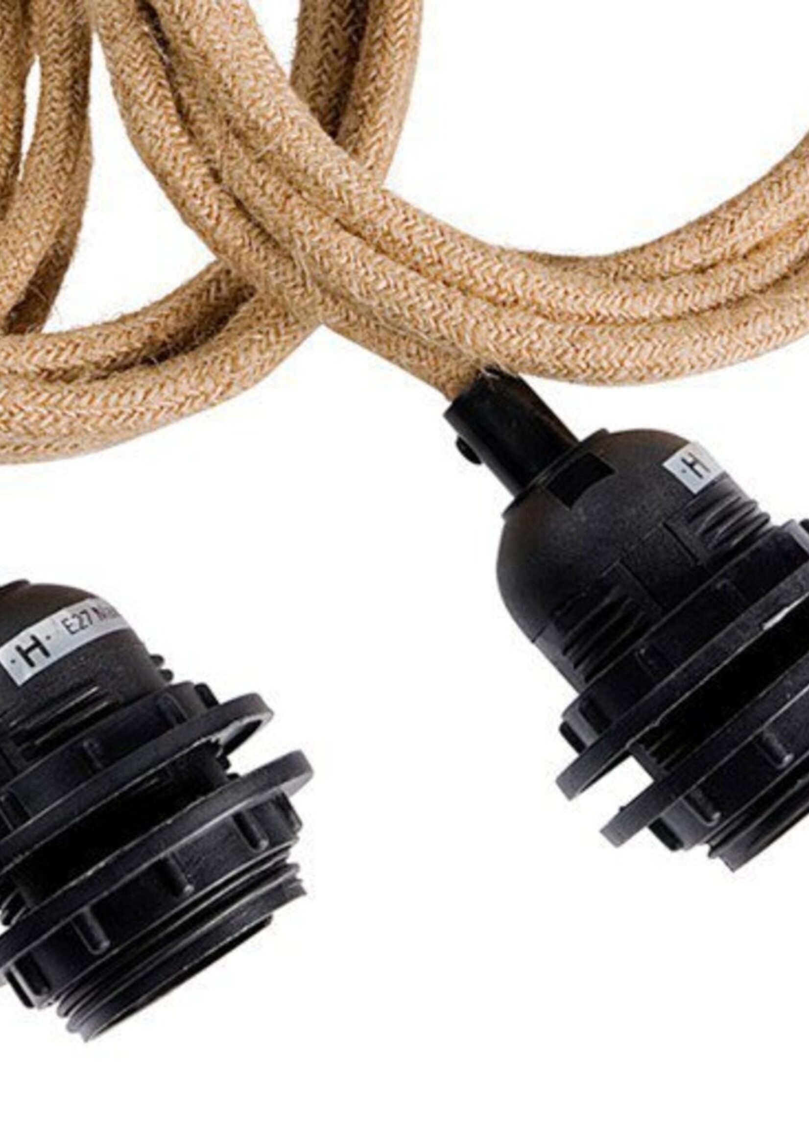 Bazar Bizar Antwerp Fitting Lamps Ceiling - Natural Black - 3 Fittings