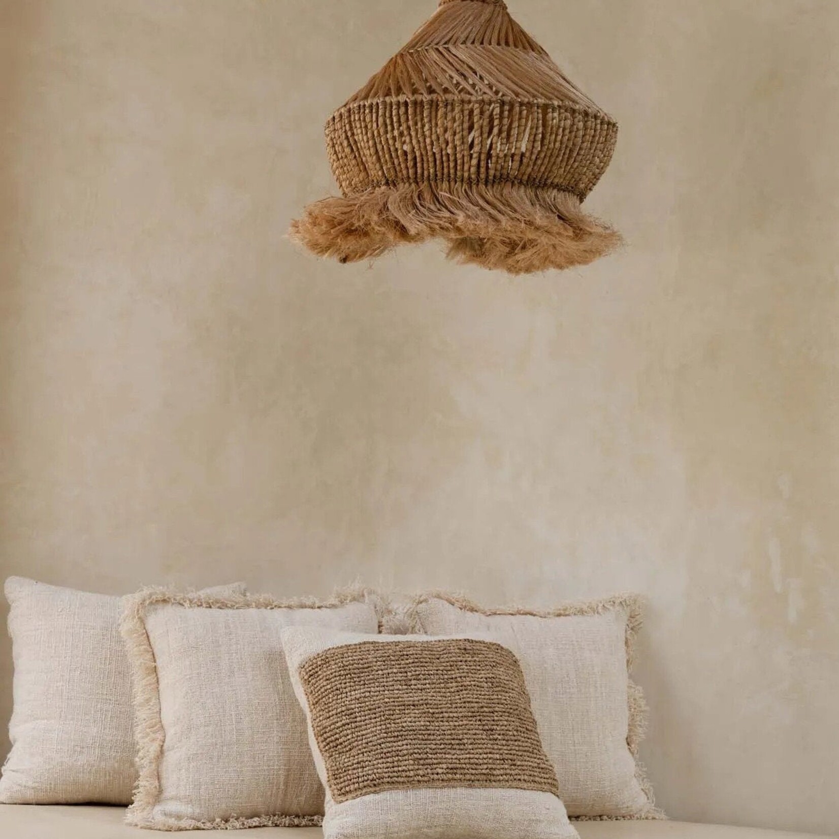 Bazar Bizar Antwerp The Hippy Tipi Pendant - Natural - L