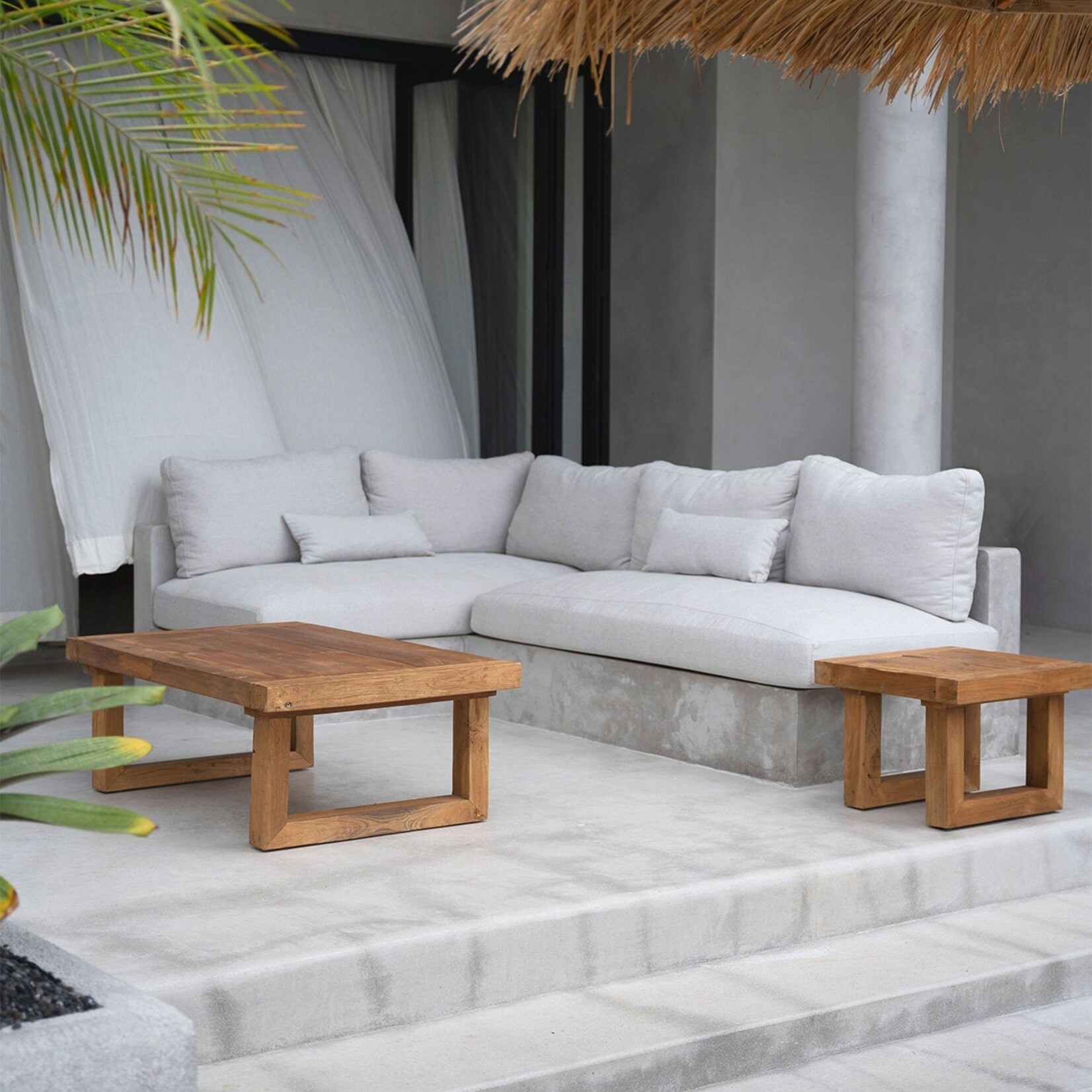 Bazar Bizar Antwerp The Reclaimed Teak Coffee Table - Natural