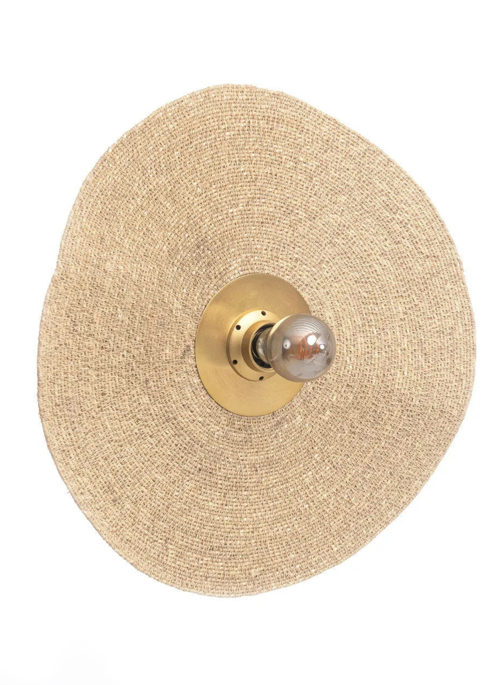 Bazar Bizar Antwerp The Let's Groove Wall Lamp - Natural Brass - M