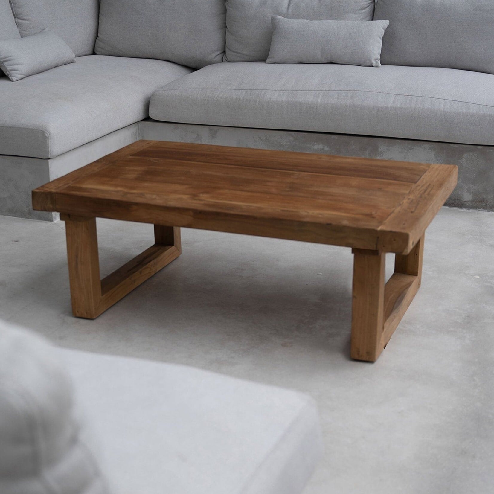 Bazar Bizar Antwerp The Reclaimed Teak Coffee Table - Natural