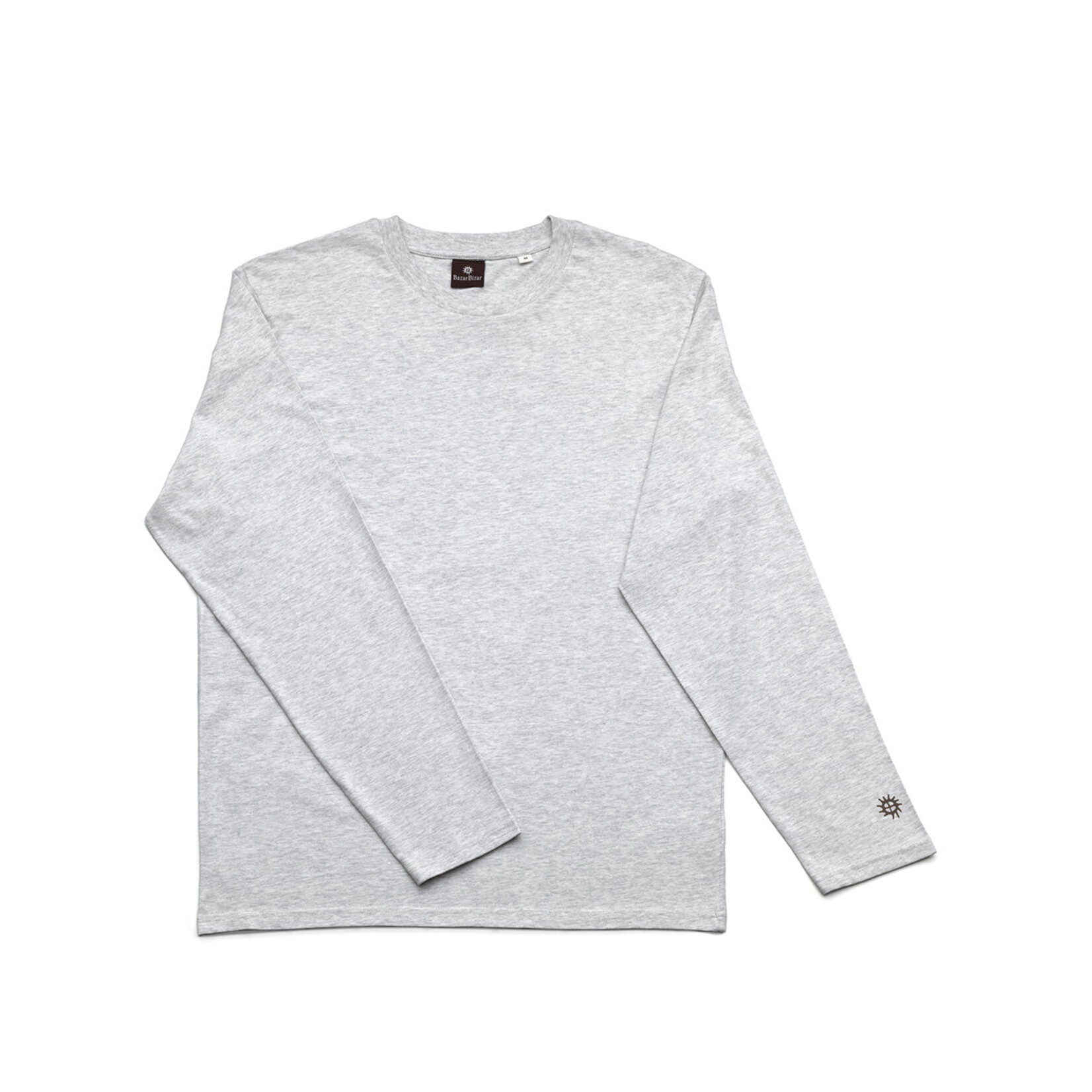 Bazar Bizar Antwerp The Checkerboard L/S T-Shirt - Heather Grey - M