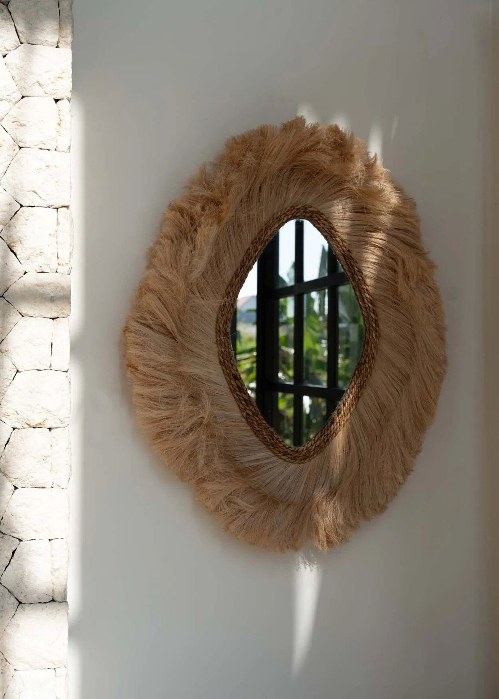 Bazar Bizar Antwerp The La Duchessa Mirror - Natural - L