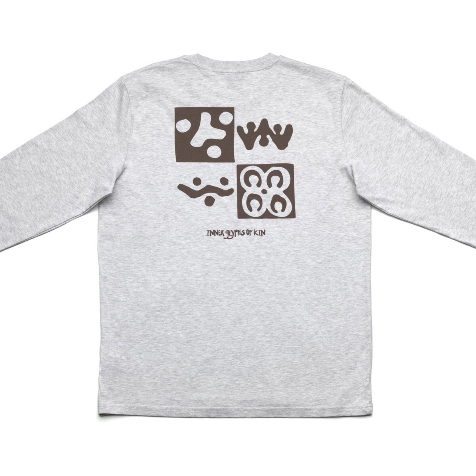Bazar Bizar Antwerp The Checkerboard L/S T-Shirt - Heather Grey - M