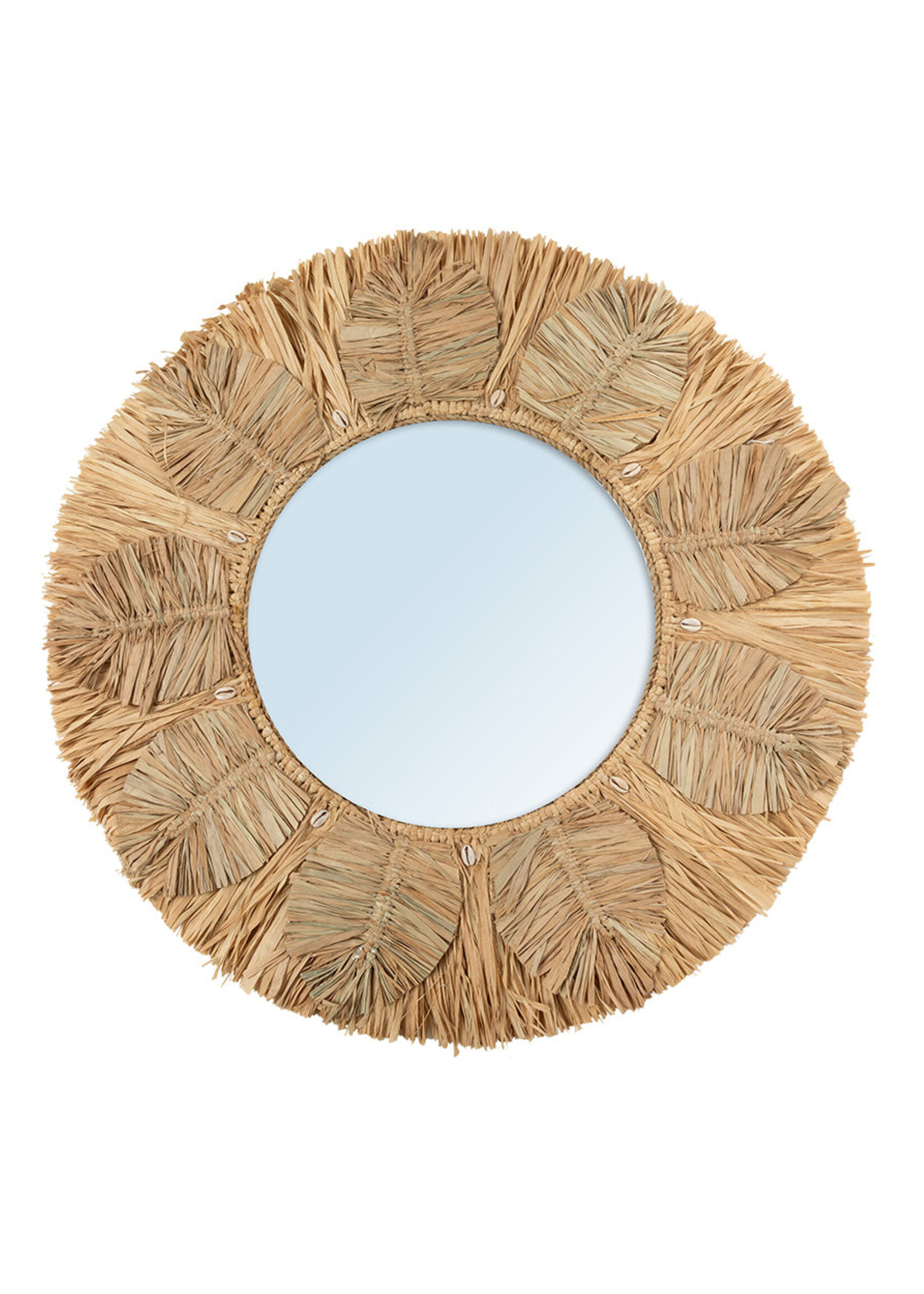 Bazar Bizar Antwerp The Palm Tree Mirror - Natural - M