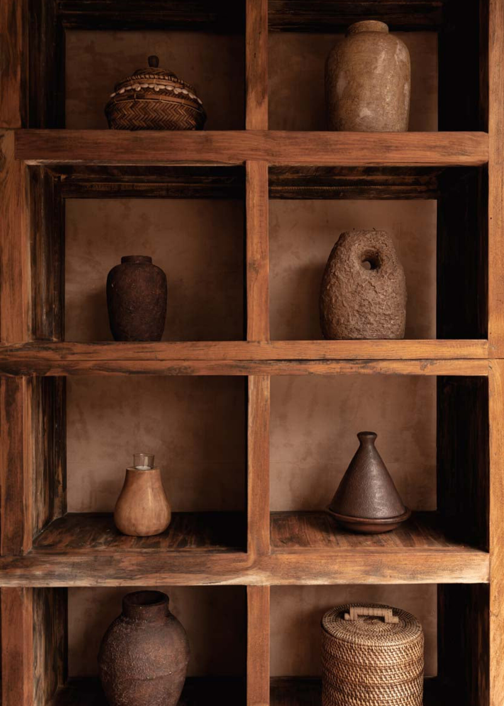 Bazar Bizar Antwerp The Terra Totem Candle Holder - Brown