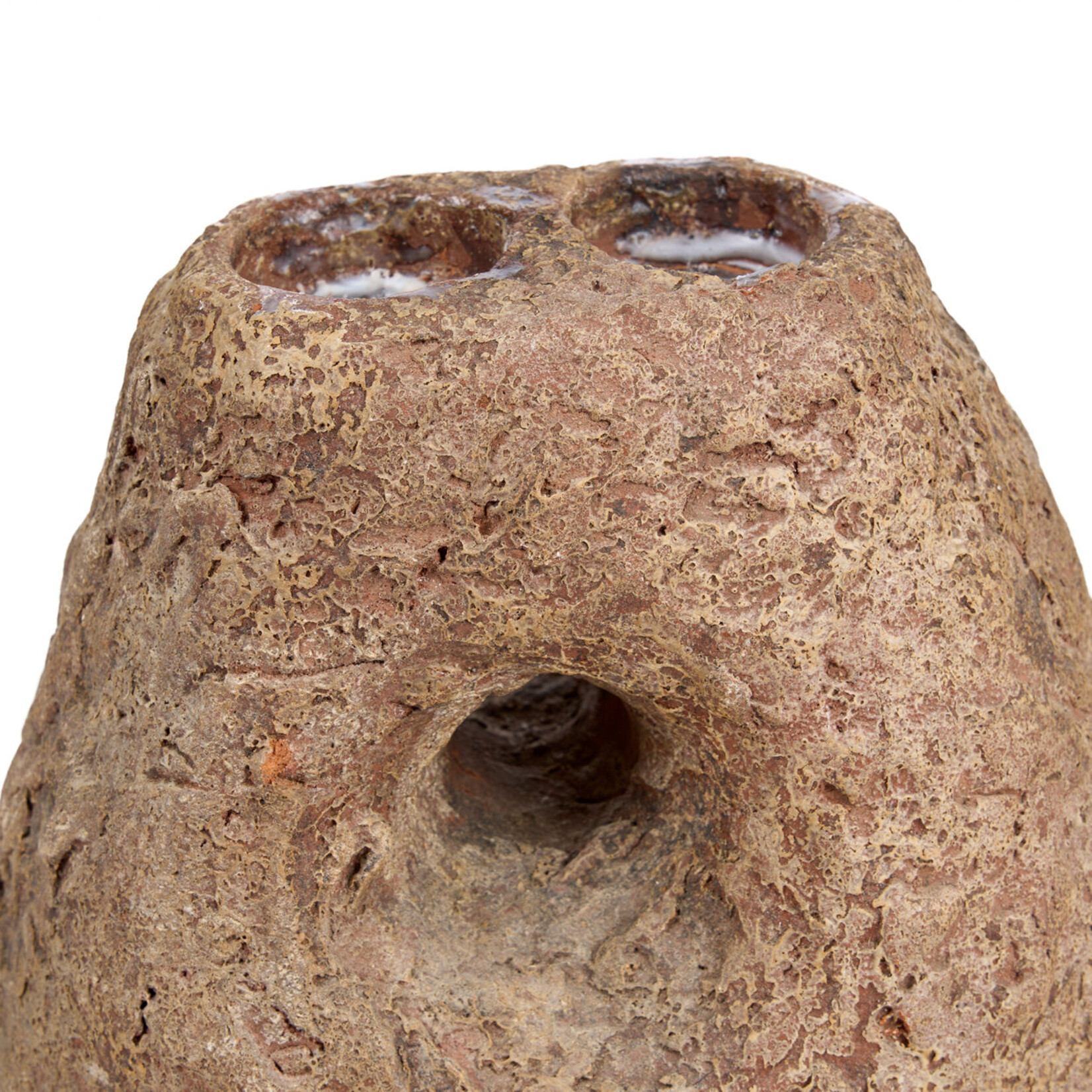Bazar Bizar Antwerp The Terra Totem Candle Holder - Brown