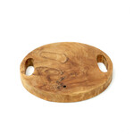 Bazar Bizar Antwerp The Teak Root Tray - Natural - S