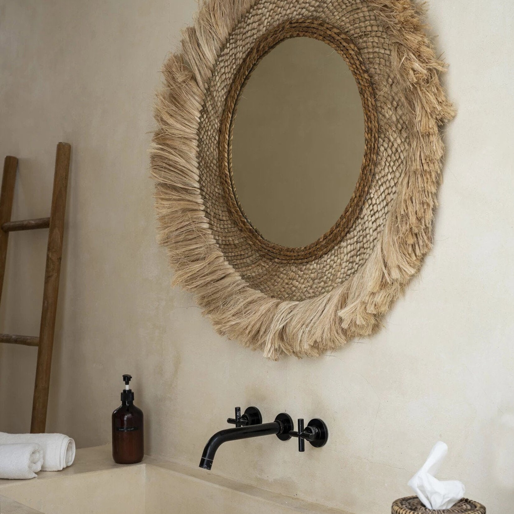 Bazar Bizar Antwerp The Capri Mirror - Natural - L