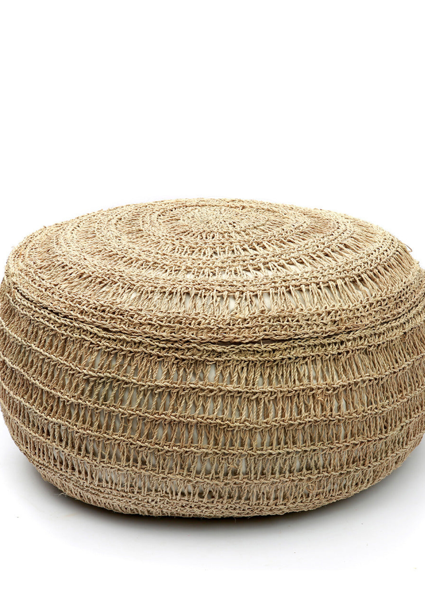 Bazar Bizar Antwerp The Seagrass Pouffe - Natural - M