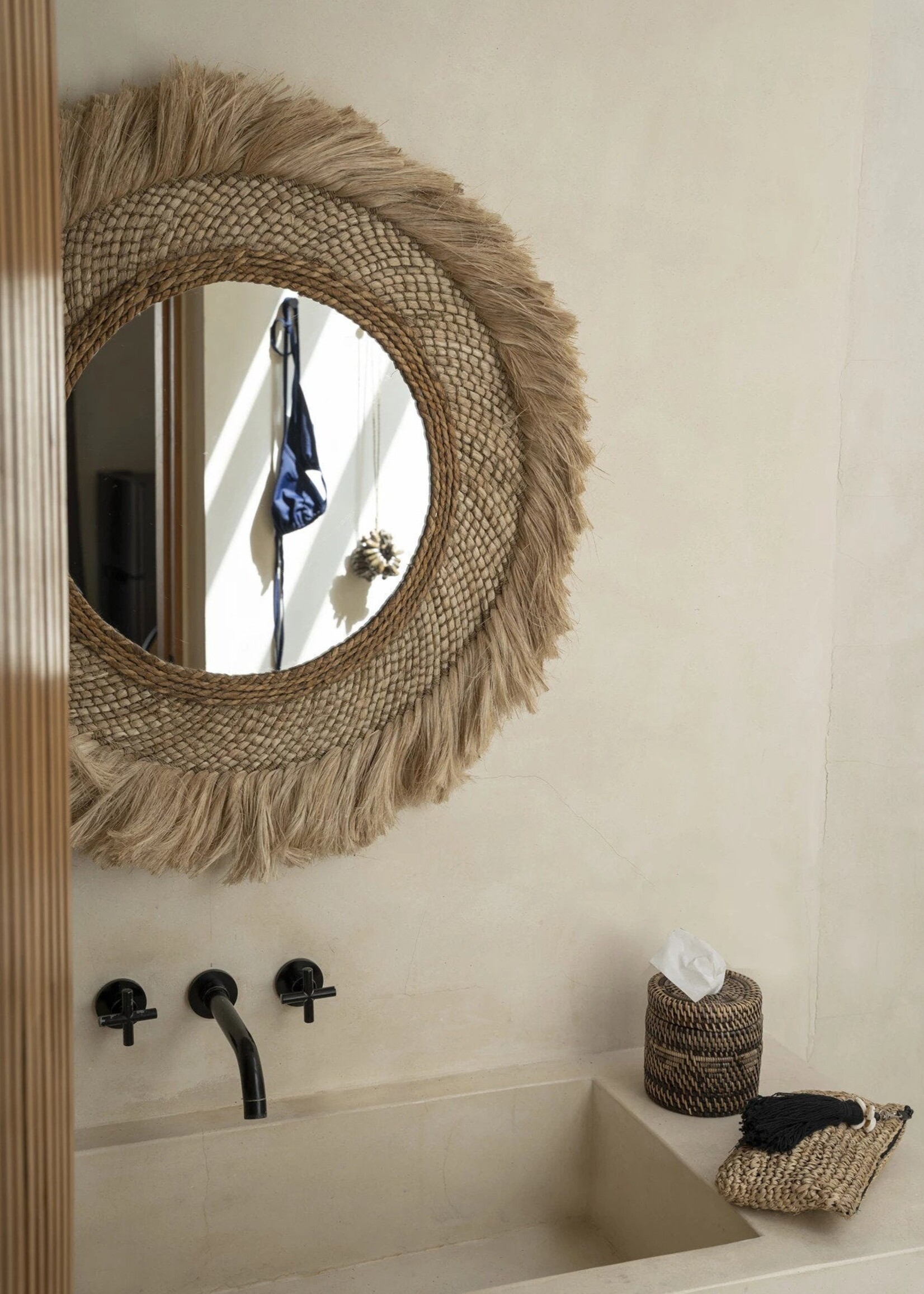 Bazar Bizar Antwerp The Capri Mirror - Natural - L