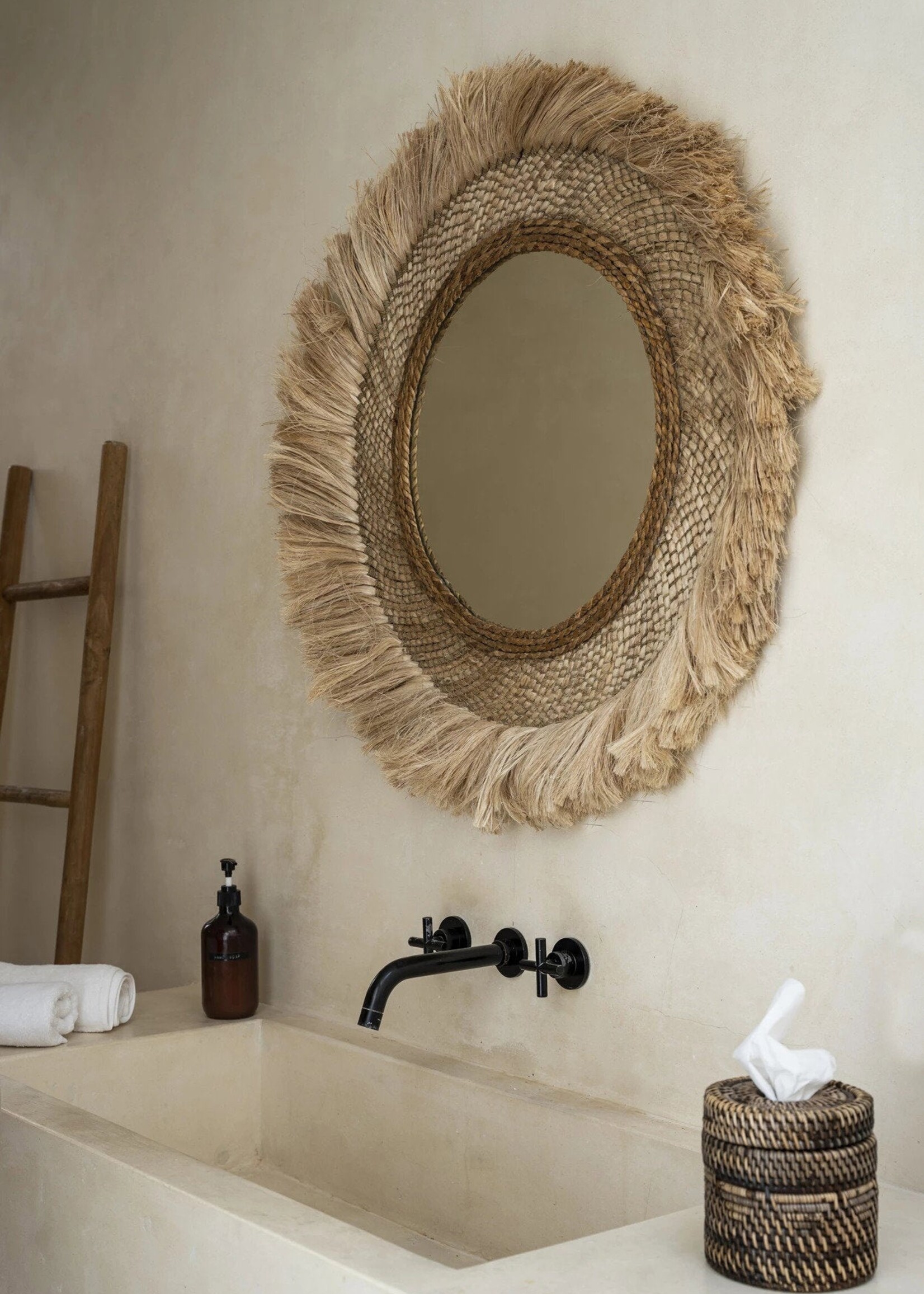 Bazar Bizar Antwerp The Capri Mirror - Natural - L