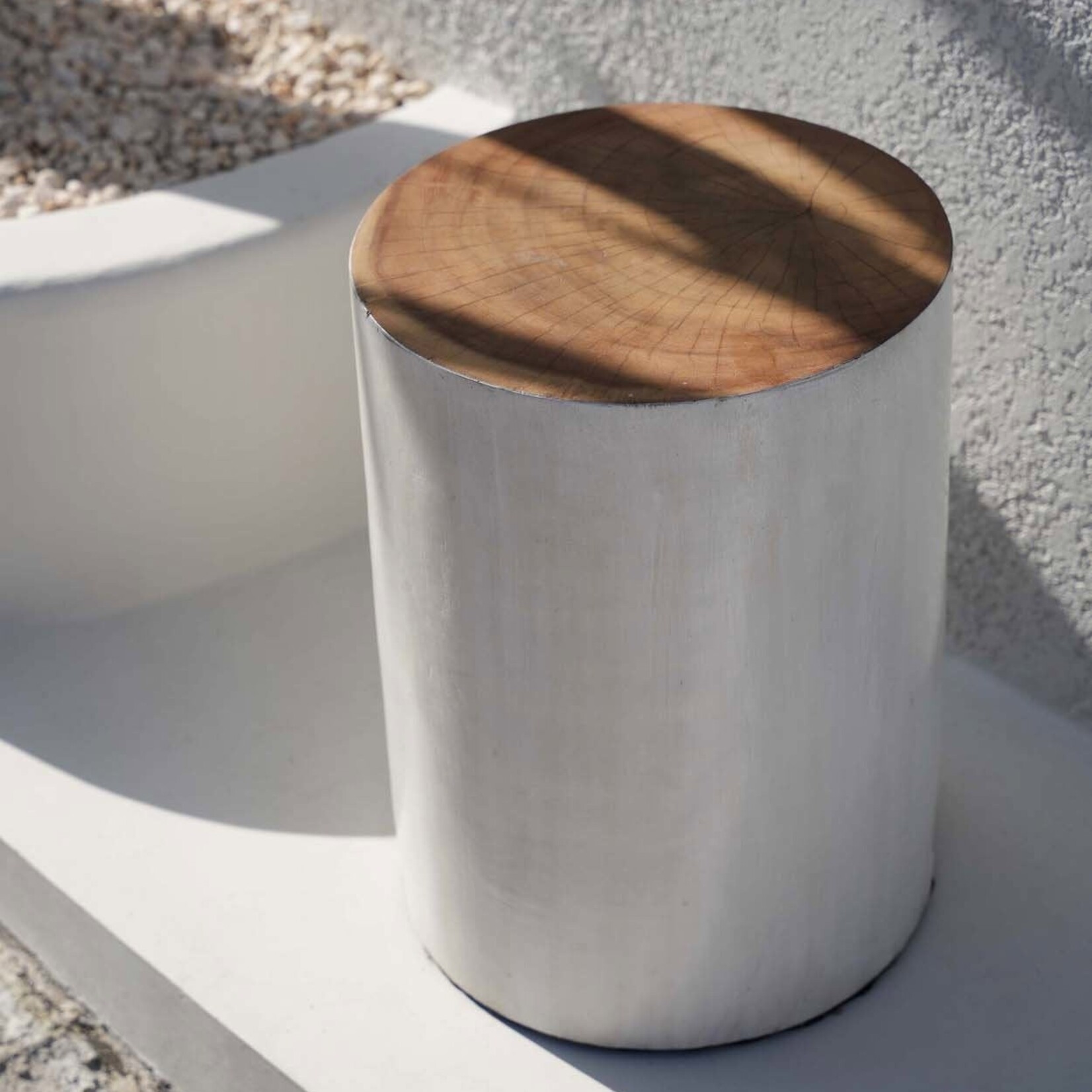 Bazar Bizar Antwerp The Tribe Stool - Natural White