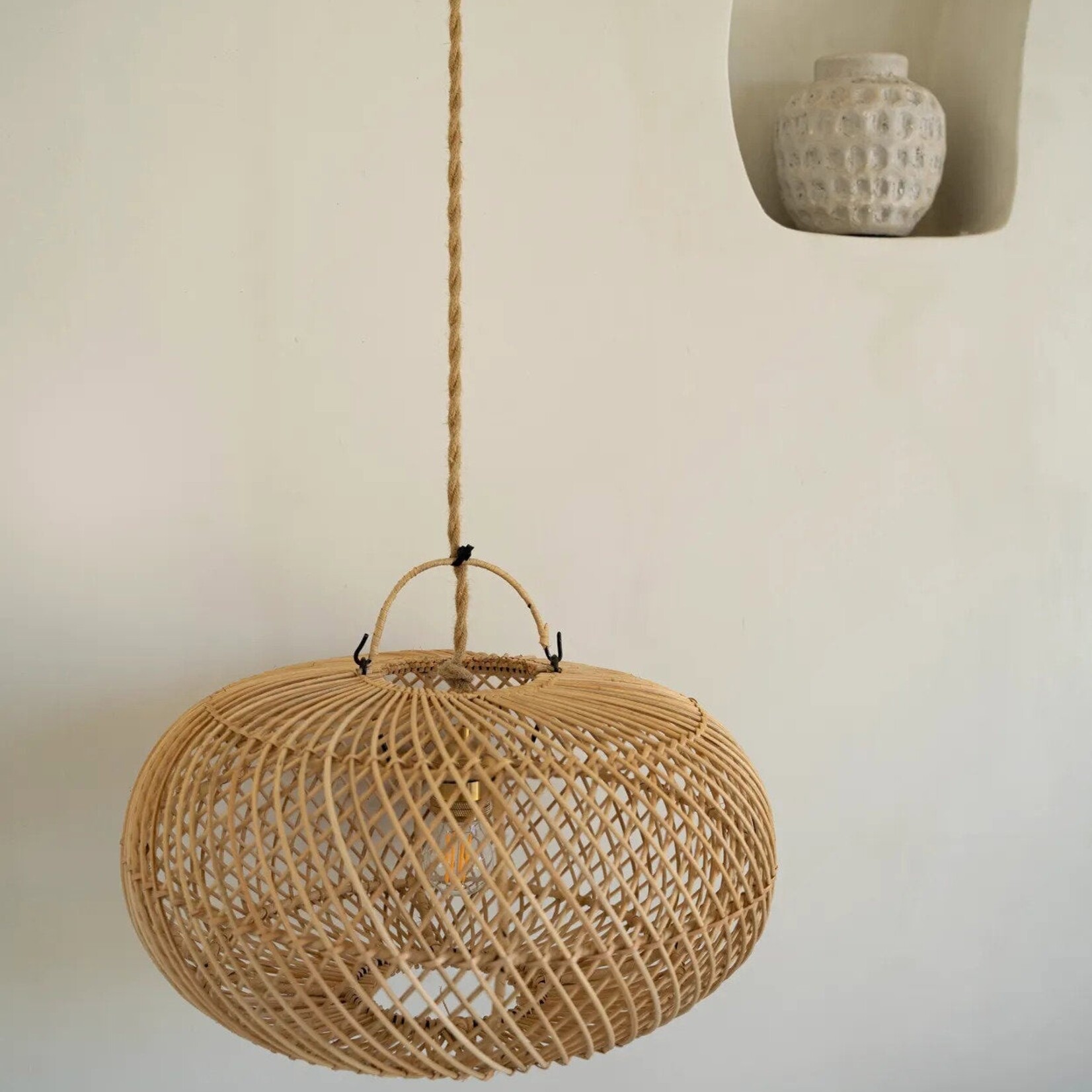 Bazar Bizar Antwerp The Wholly Pendant - Natural - S