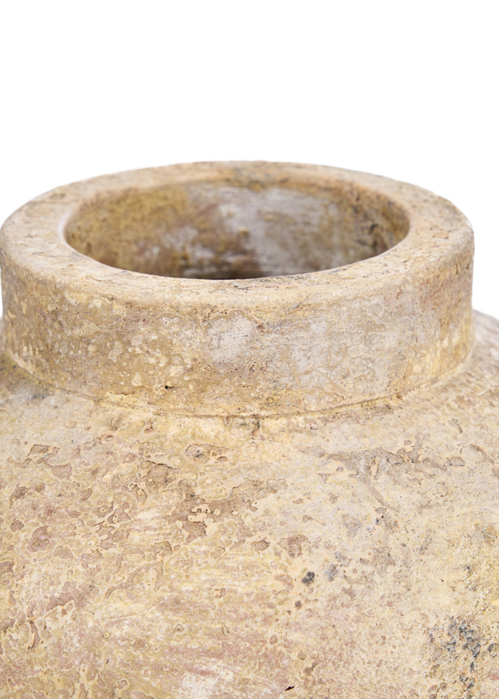 Bazar Bizar Antwerp The Clay Echo Vase - Cream - M