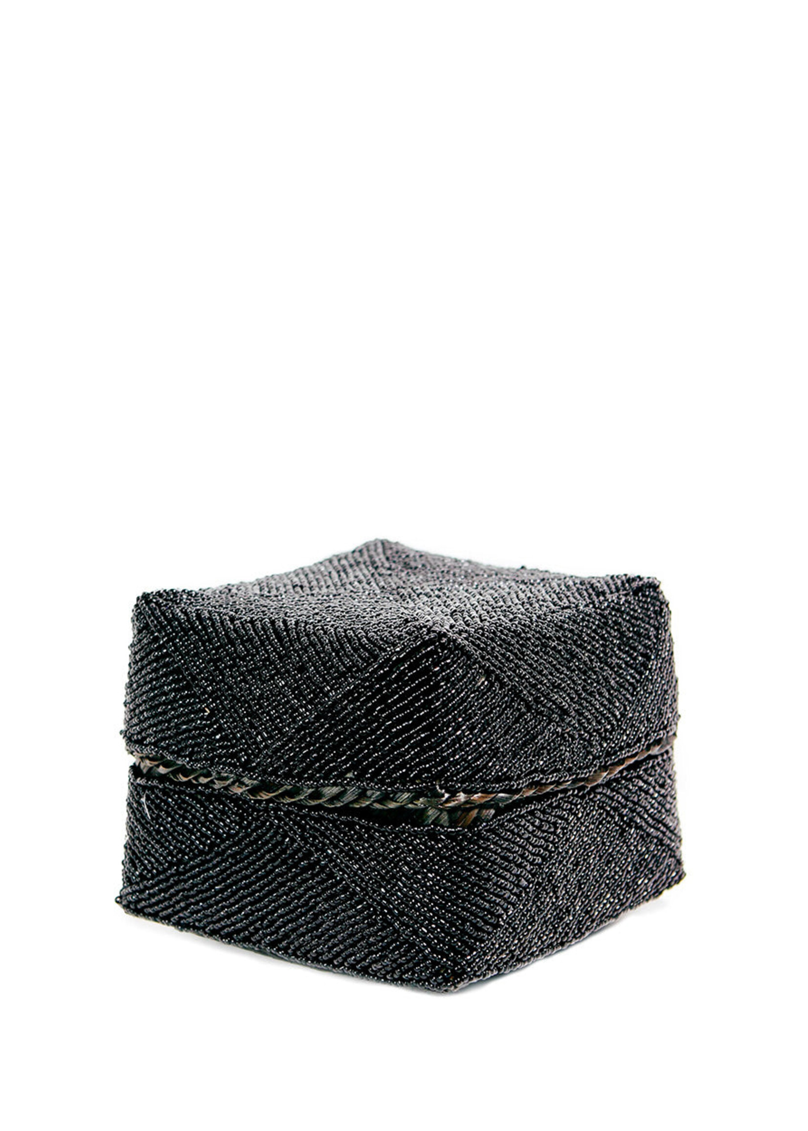 Bazar Bizar Antwerp The Beaded Basket - Black - S