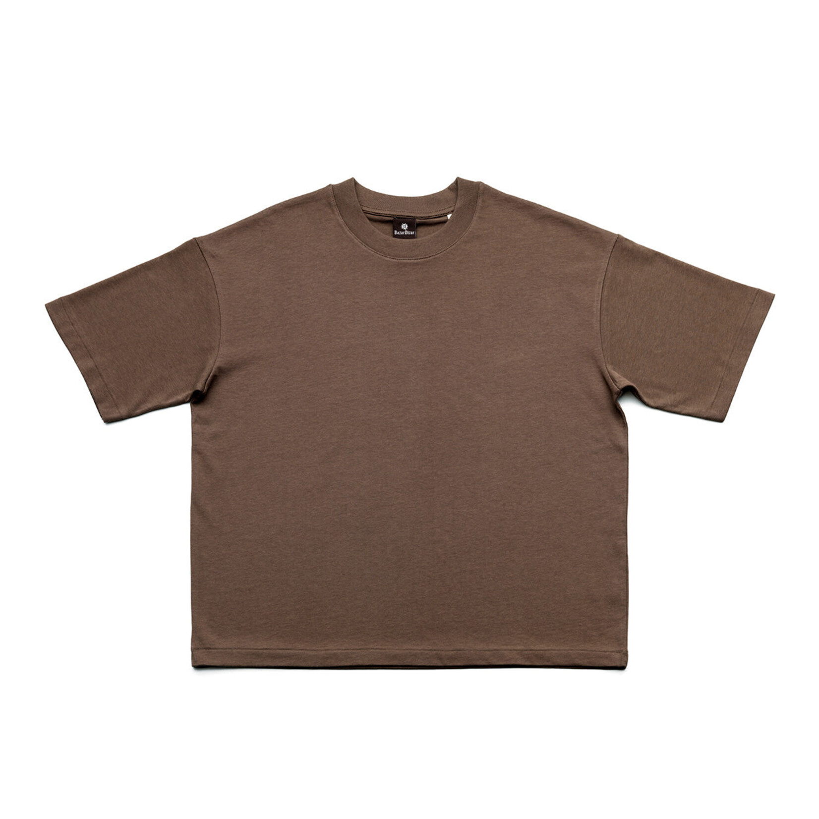 Bazar Bizar Antwerp The Glyph S/S T-Shirt - Mocha Black -XL
