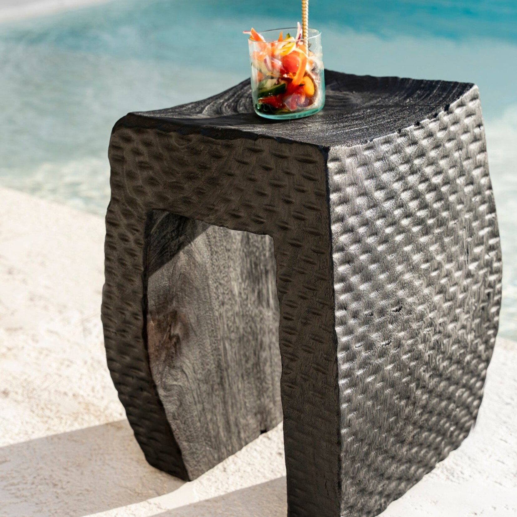Bazar Bizar Antwerp The Montano Stool - Black