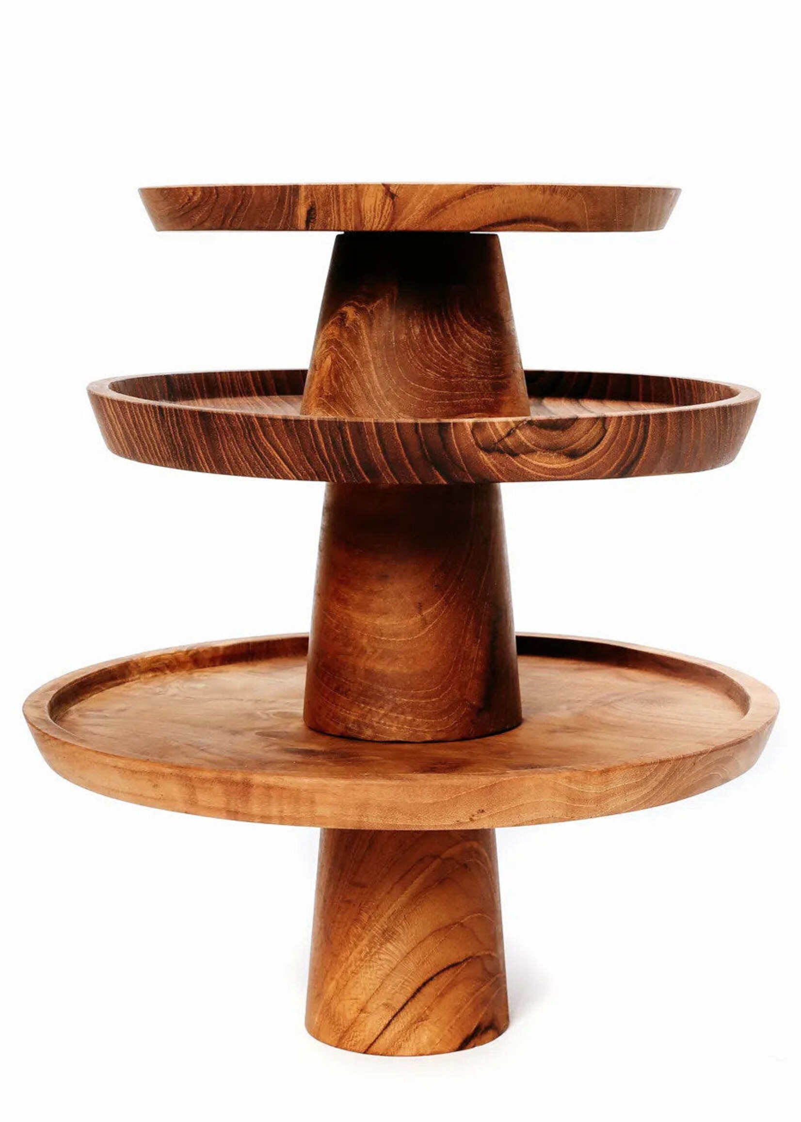 Bazar Bizar Antwerp The Teak Root Cake Dish - M