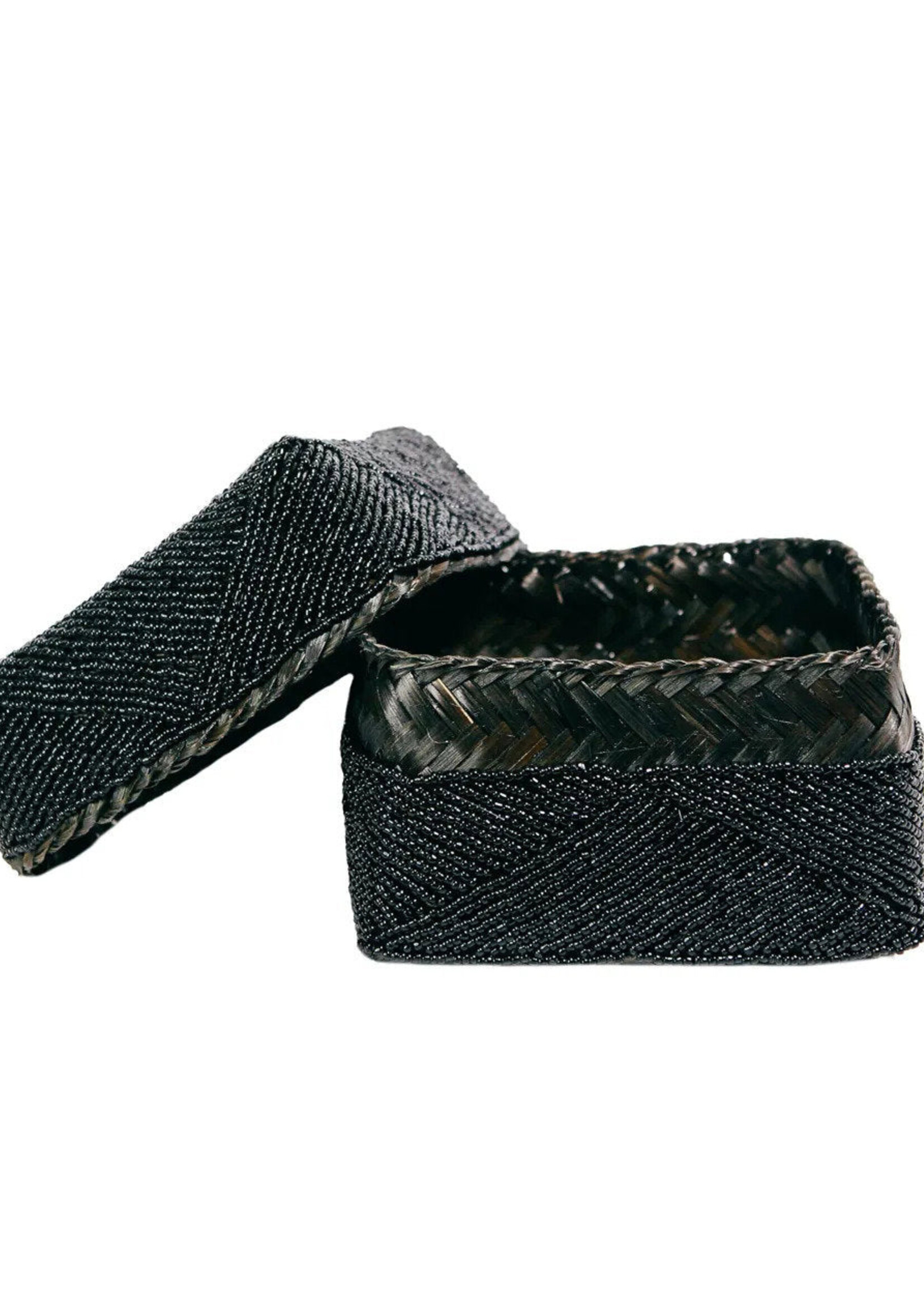Bazar Bizar Antwerp The Beaded Basket - Black - S