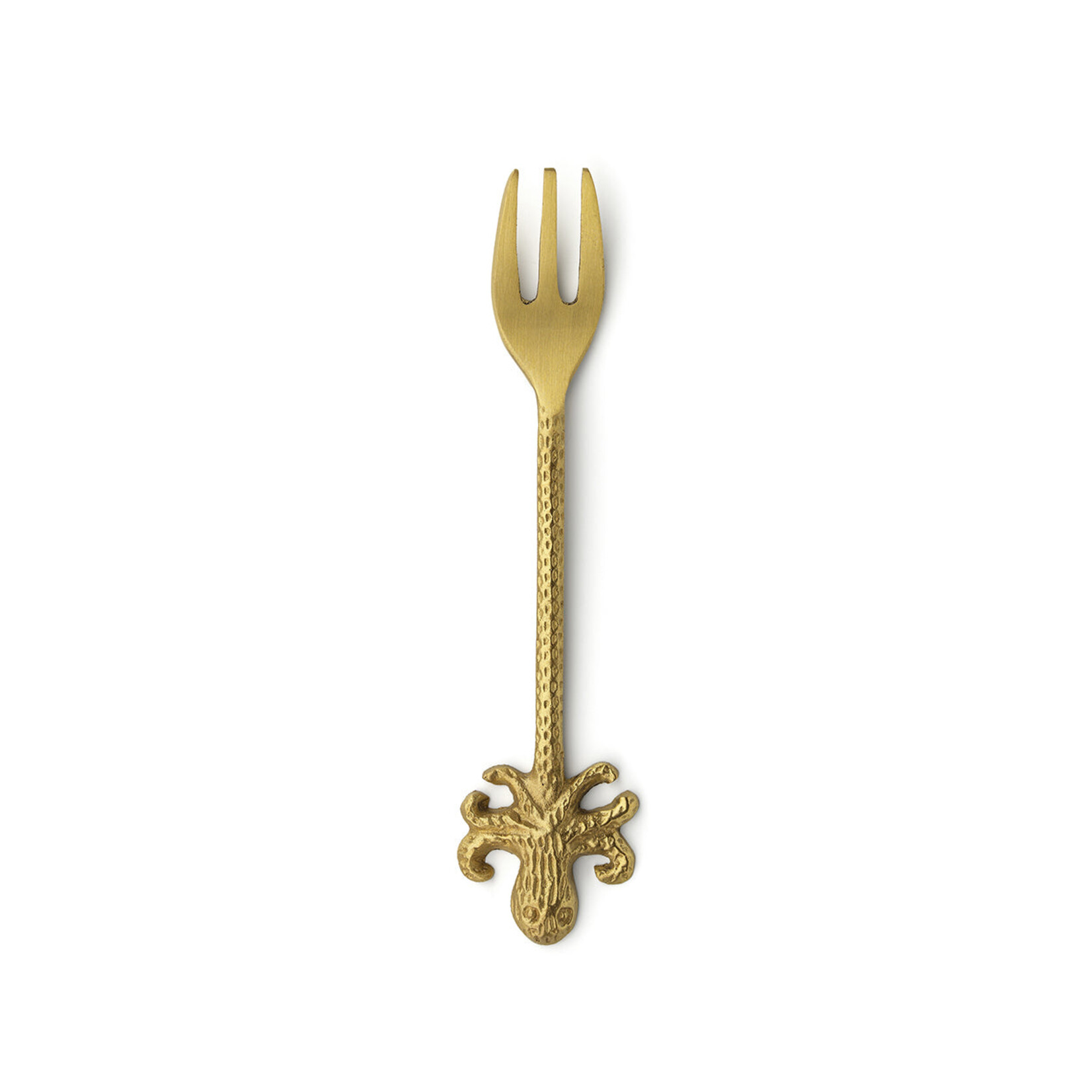 Bazar Bizar Antwerp The Octopus Fork - Gold - S