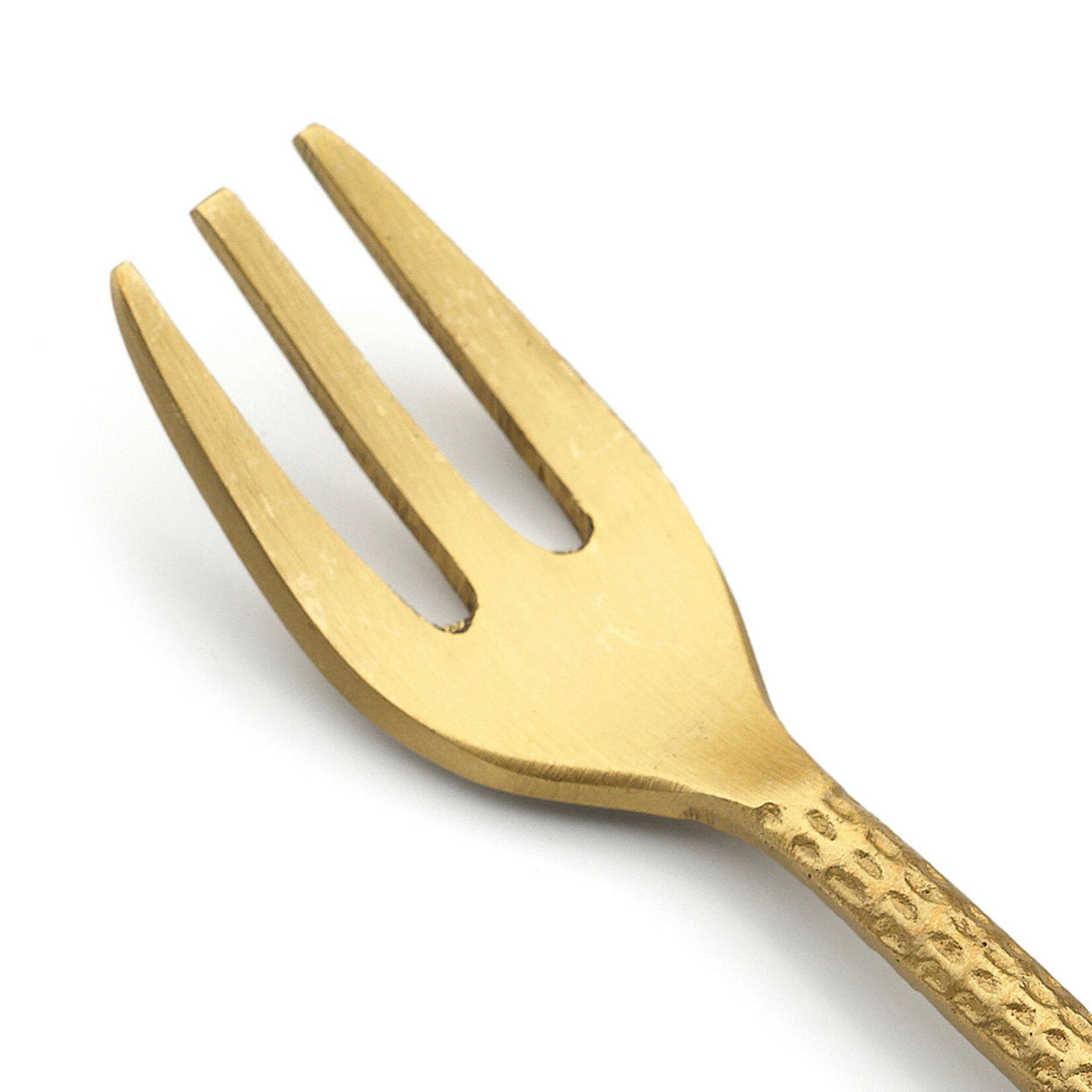 Bazar Bizar Antwerp The Octopus Fork - Gold - S