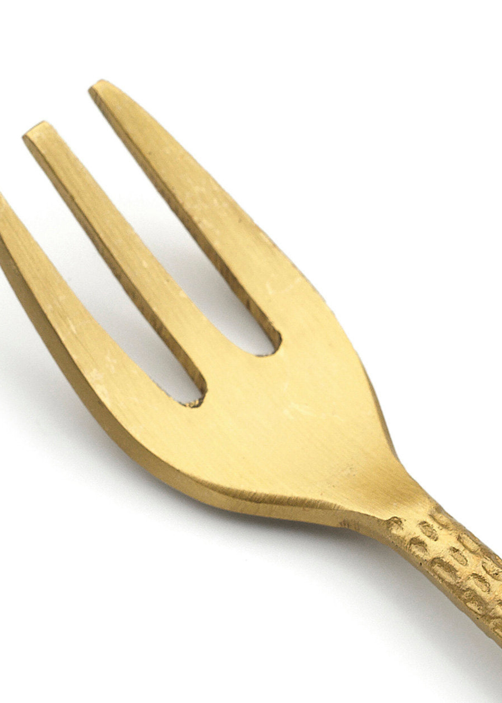 Bazar Bizar Antwerp The Octopus Fork - Gold - S