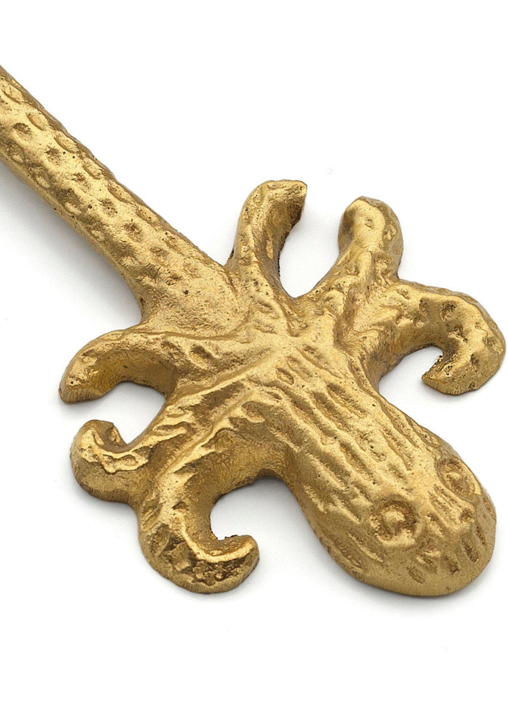 Bazar Bizar Antwerp The Octopus Fork - Gold - S