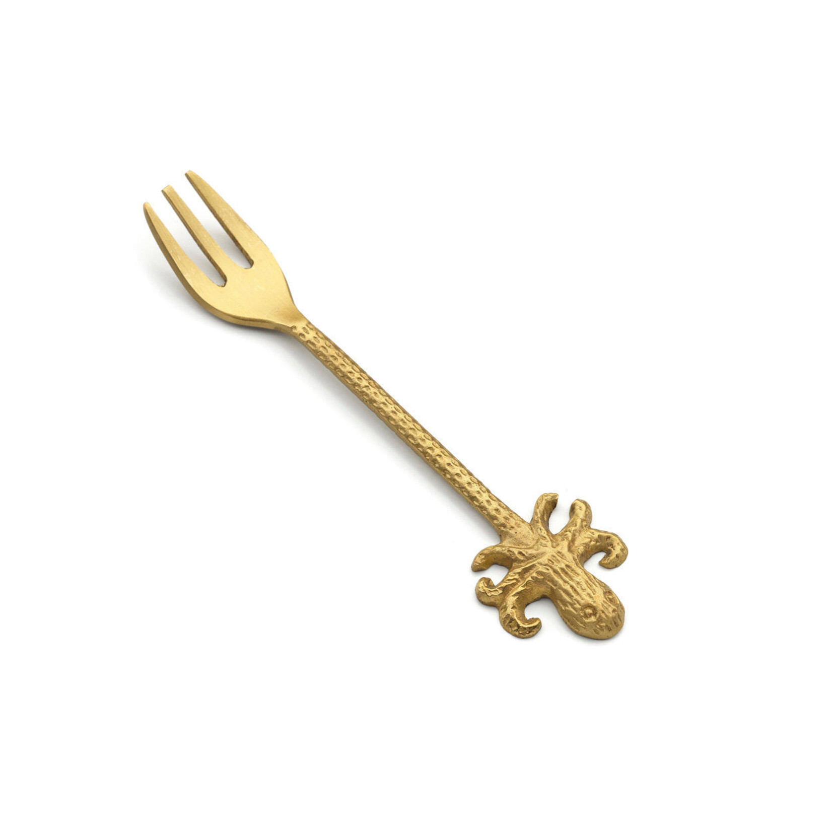 Bazar Bizar Antwerp The Octopus Fork - Gold - S