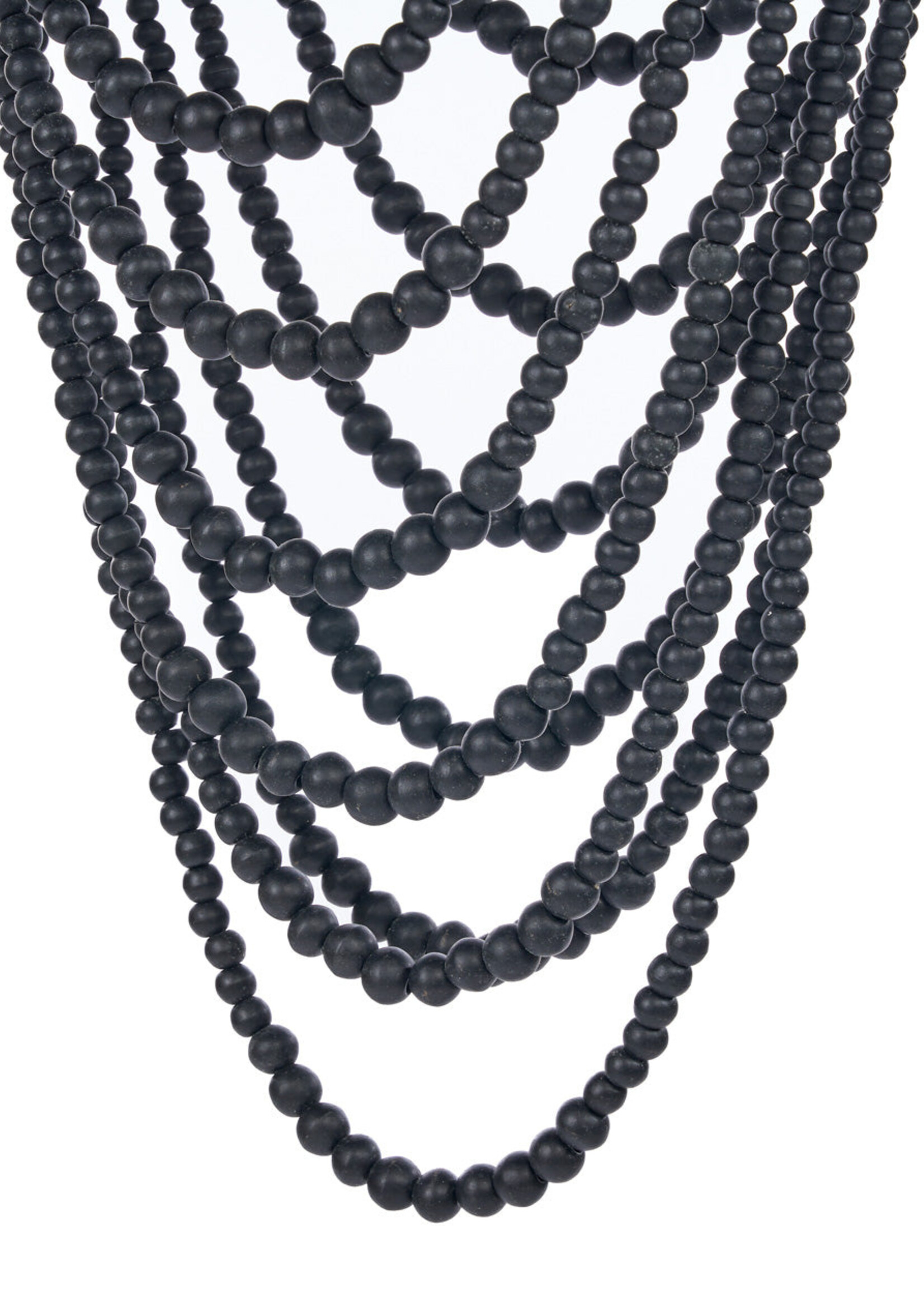 Bazar Bizar Antwerp The Wooden Bead Chandelier - Black - L