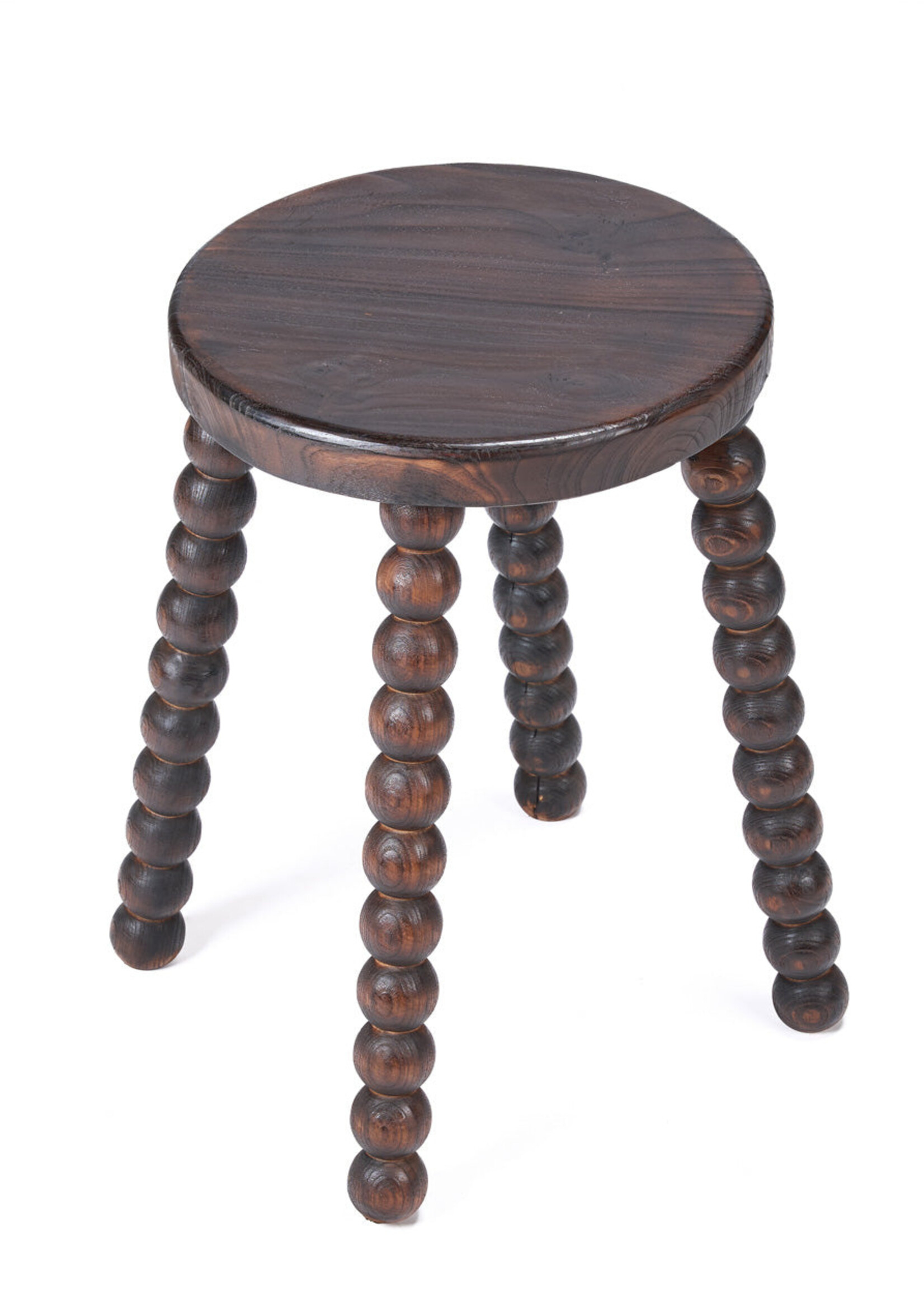 Bazar Bizar Antwerp The Dango Stool - Dark Walnut