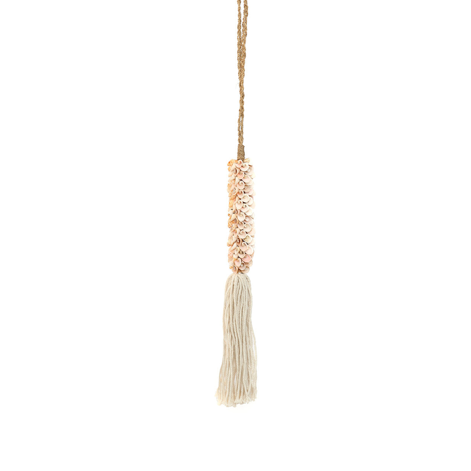 Bazar Bizar Antwerp The Shell & Cotton Tassel - Pink