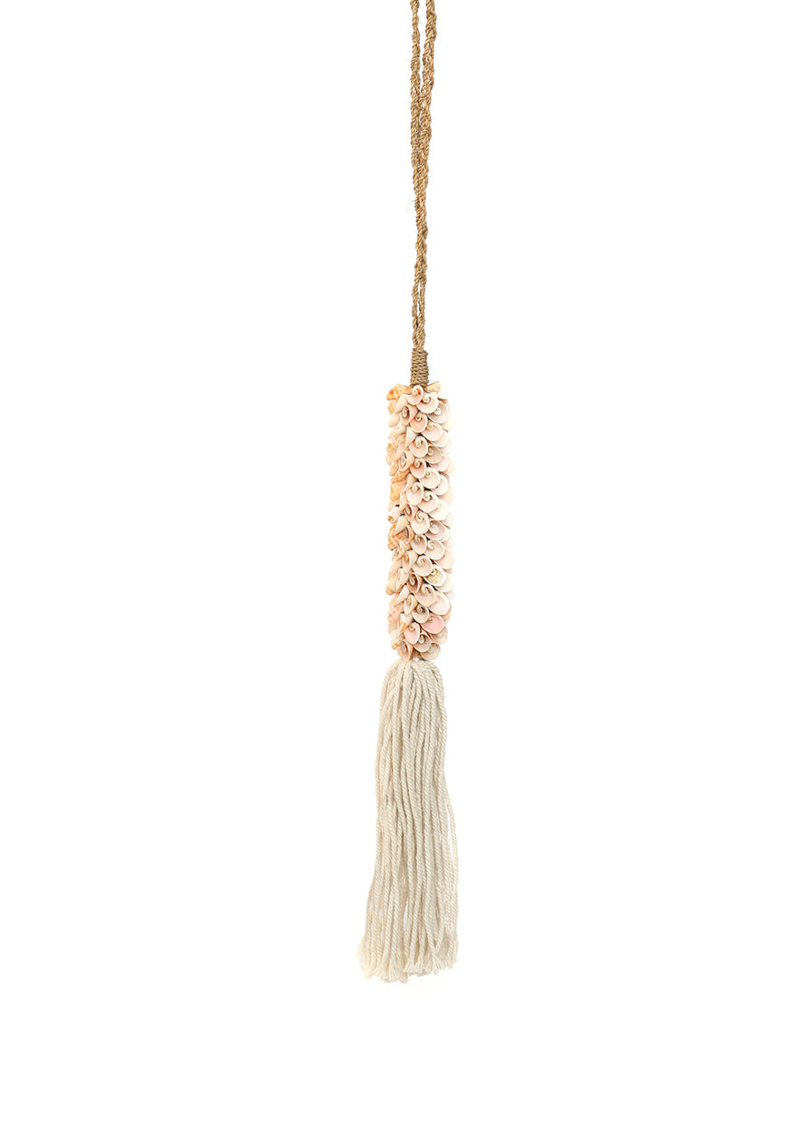 Bazar Bizar Antwerp The Shell & Cotton Tassel - Pink