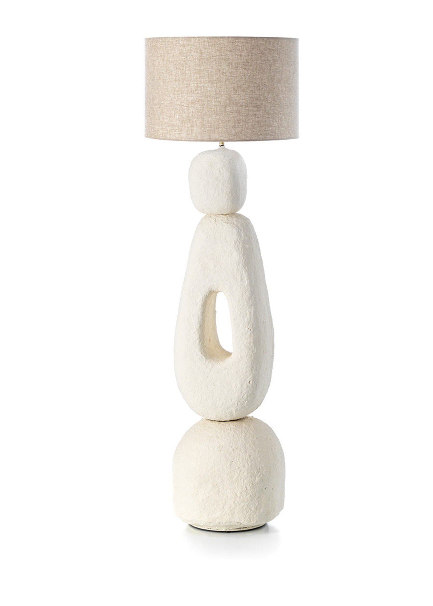 Bazar Bizar Antwerp The Lampatha Christie Floor Lamp - White - XL