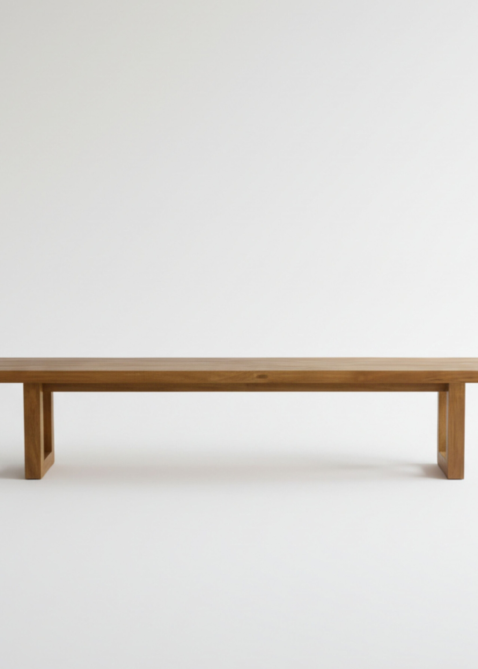 Bazar Bizar Antwerp Bench With Square Foot - Natural - 280