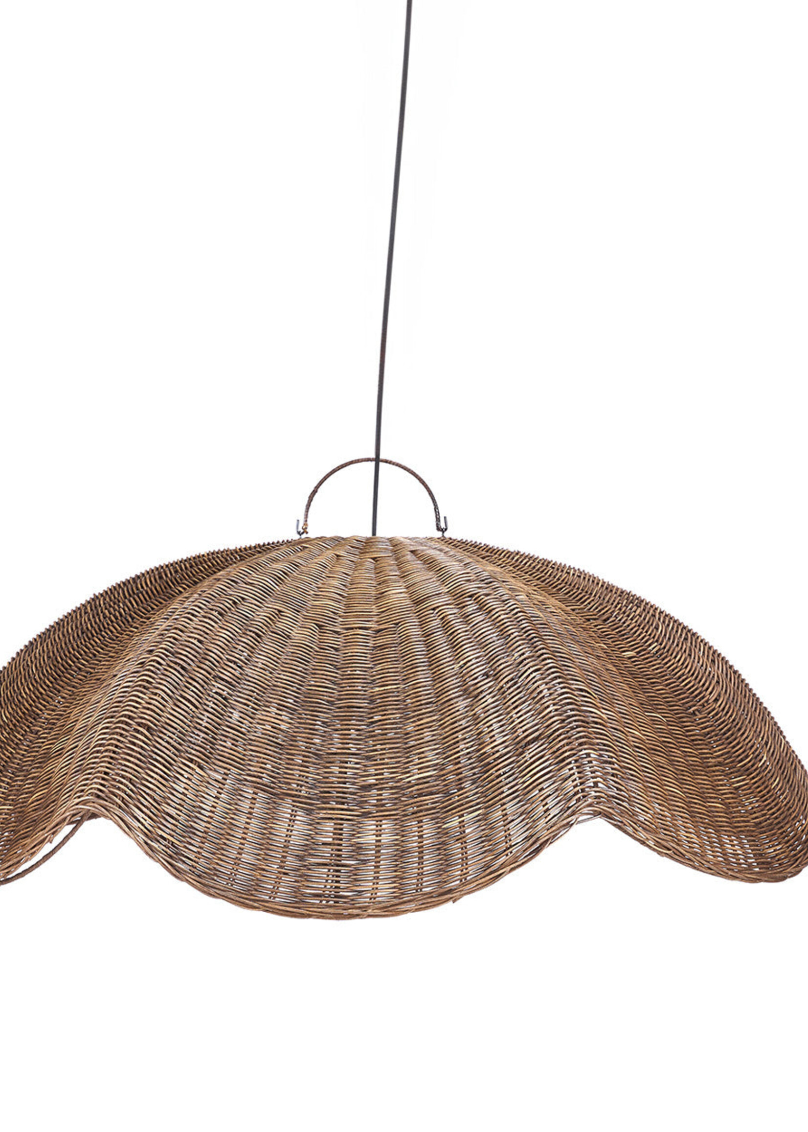Bazar Bizar Antwerp The Wave Pendant - Dark Walnut - L