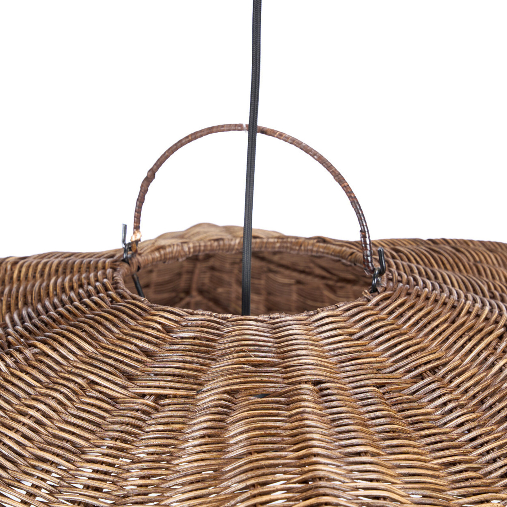 Bazar Bizar Antwerp The Wave Pendant - Dark Walnut - L
