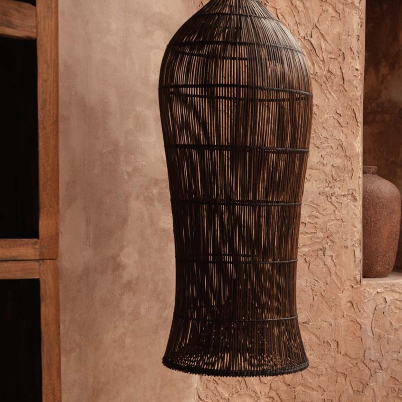Bazar Bizar Antwerp The Oasis Tower Pendant - Dark Walnut - XL