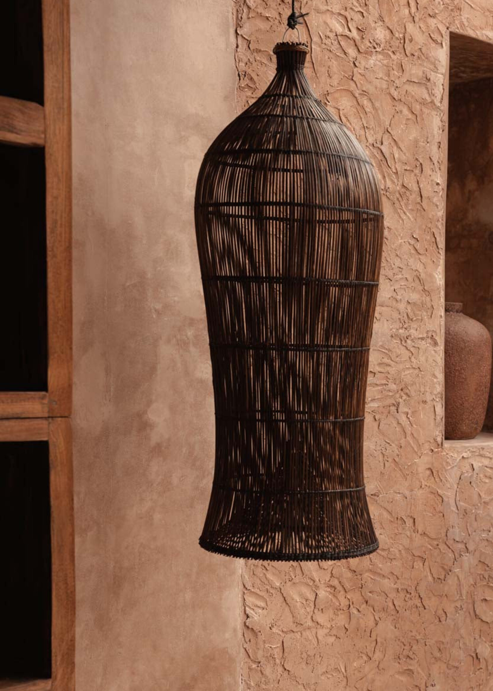 Bazar Bizar Antwerp The Oasis Tower Pendant - Dark Walnut - XL