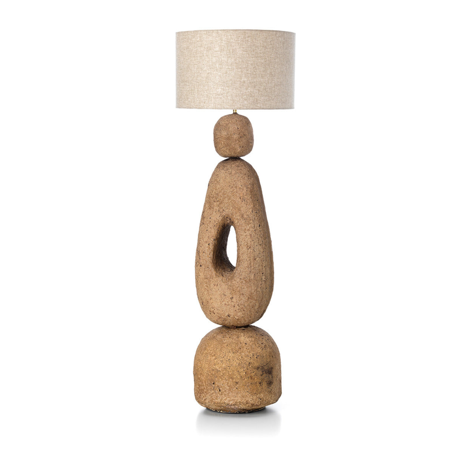 Bazar Bizar Antwerp The Lampatha Christie Floor Lamp - Mud - XL