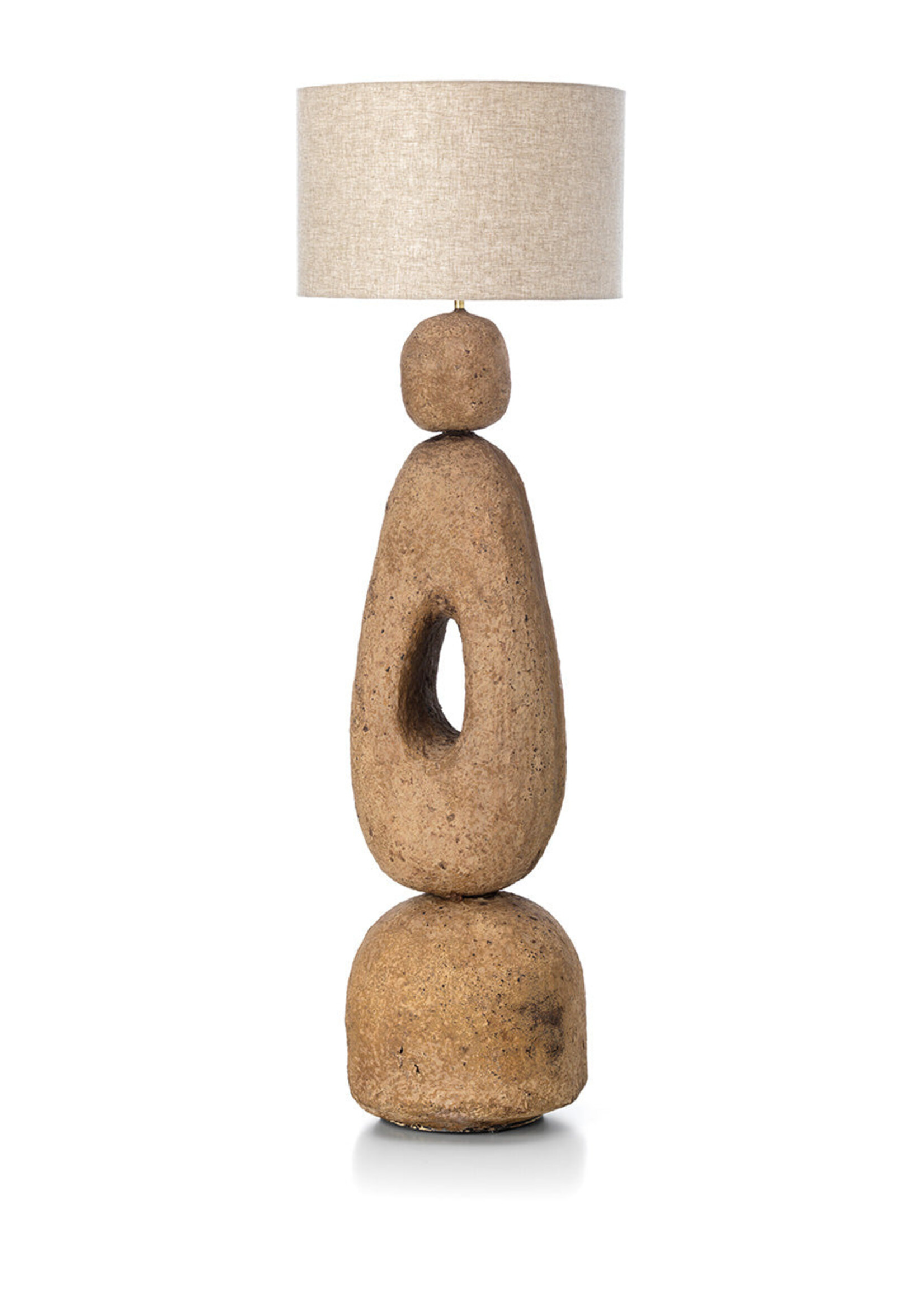 Bazar Bizar Antwerp The Lampatha Christie Floor Lamp - Mud - XL