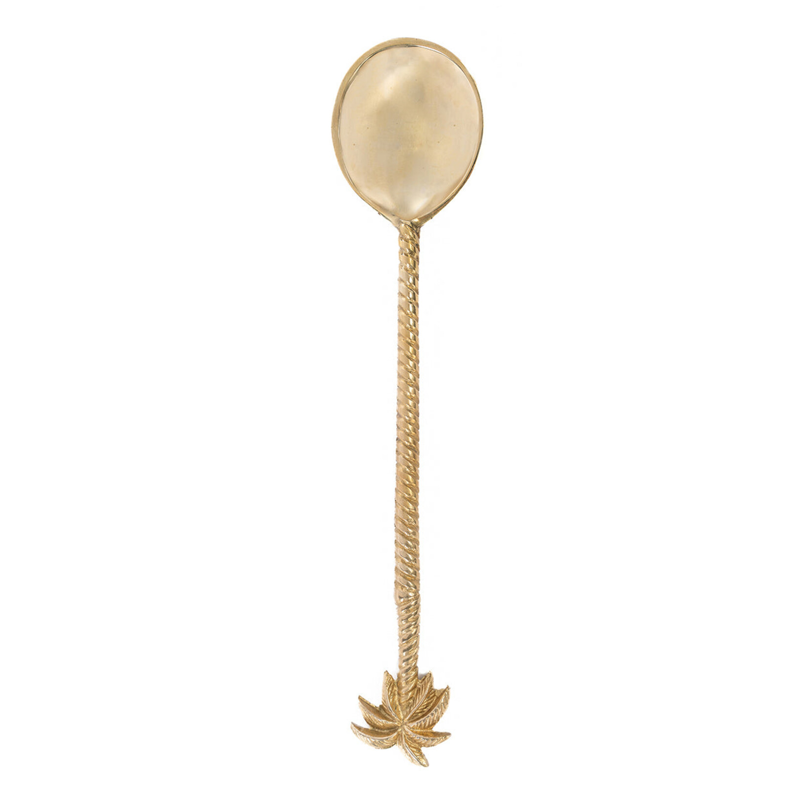 Bazar Bizar Antwerp The Palm Tree Salad Spoon - Gold