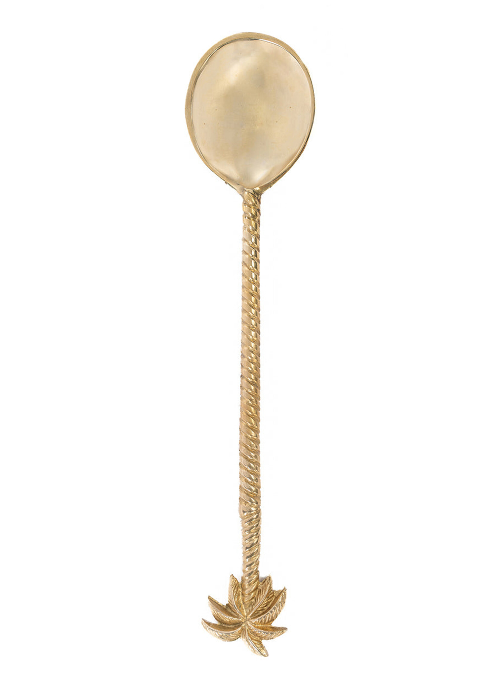 Bazar Bizar Antwerp The Palm Tree Salad Spoon - Gold