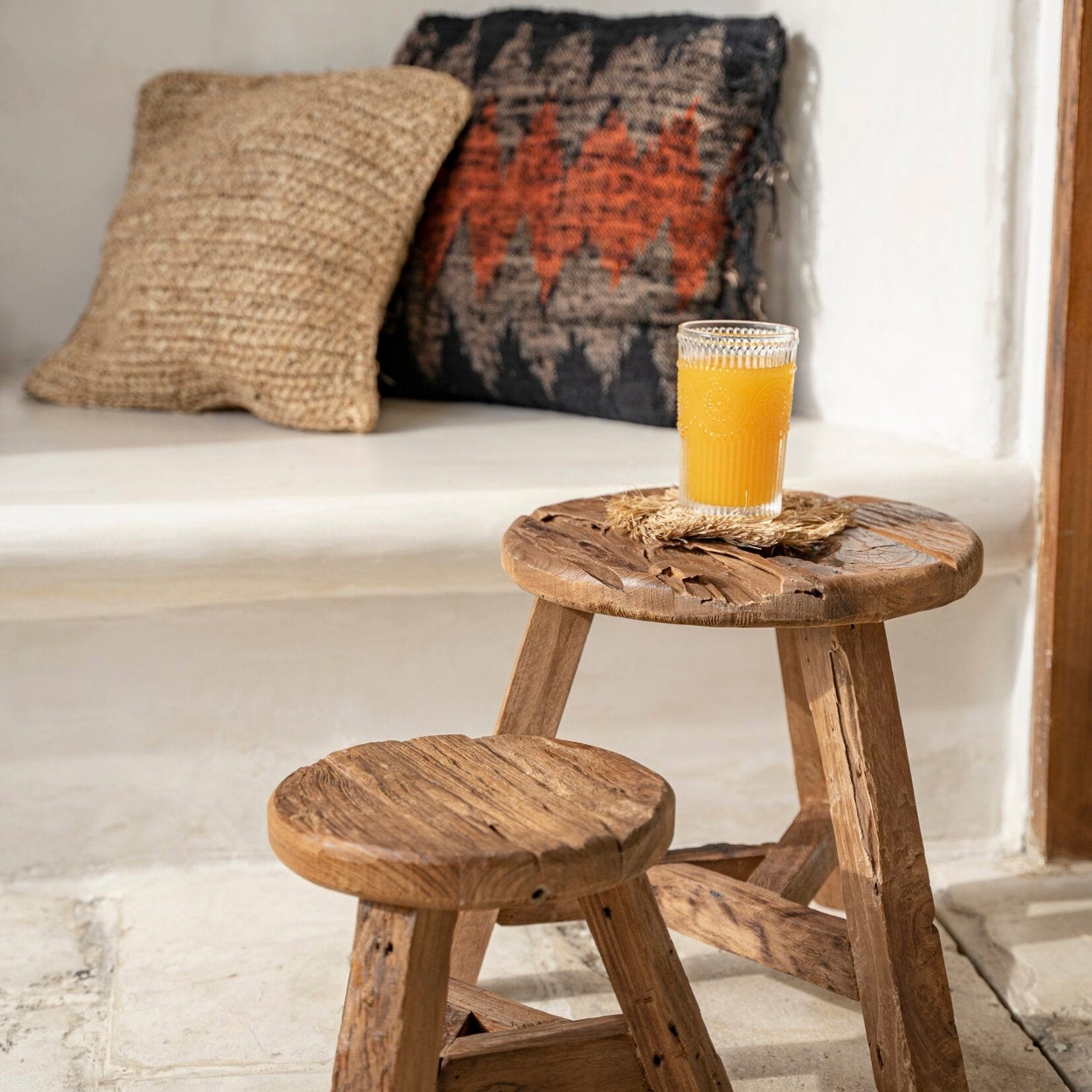 Bazar Bizar Antwerp The Yatai Stool - Natural - S