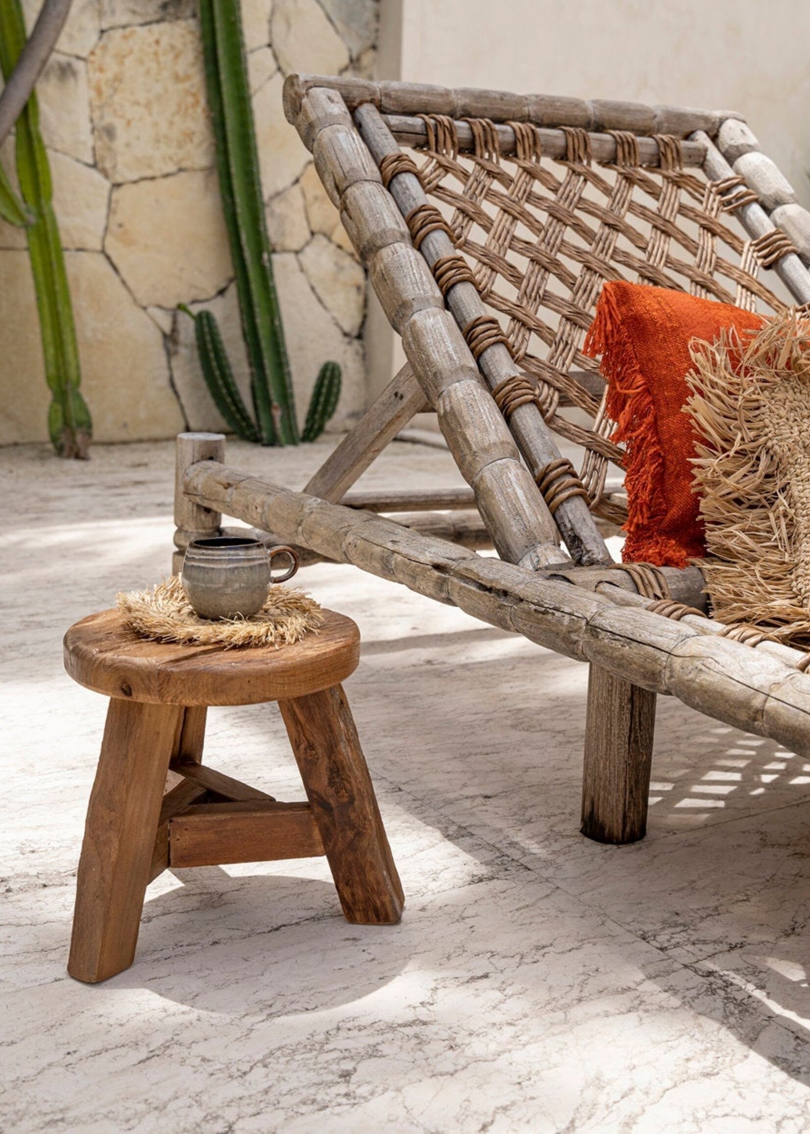 Bazar Bizar Antwerp The Yatai Stool - Natural - S