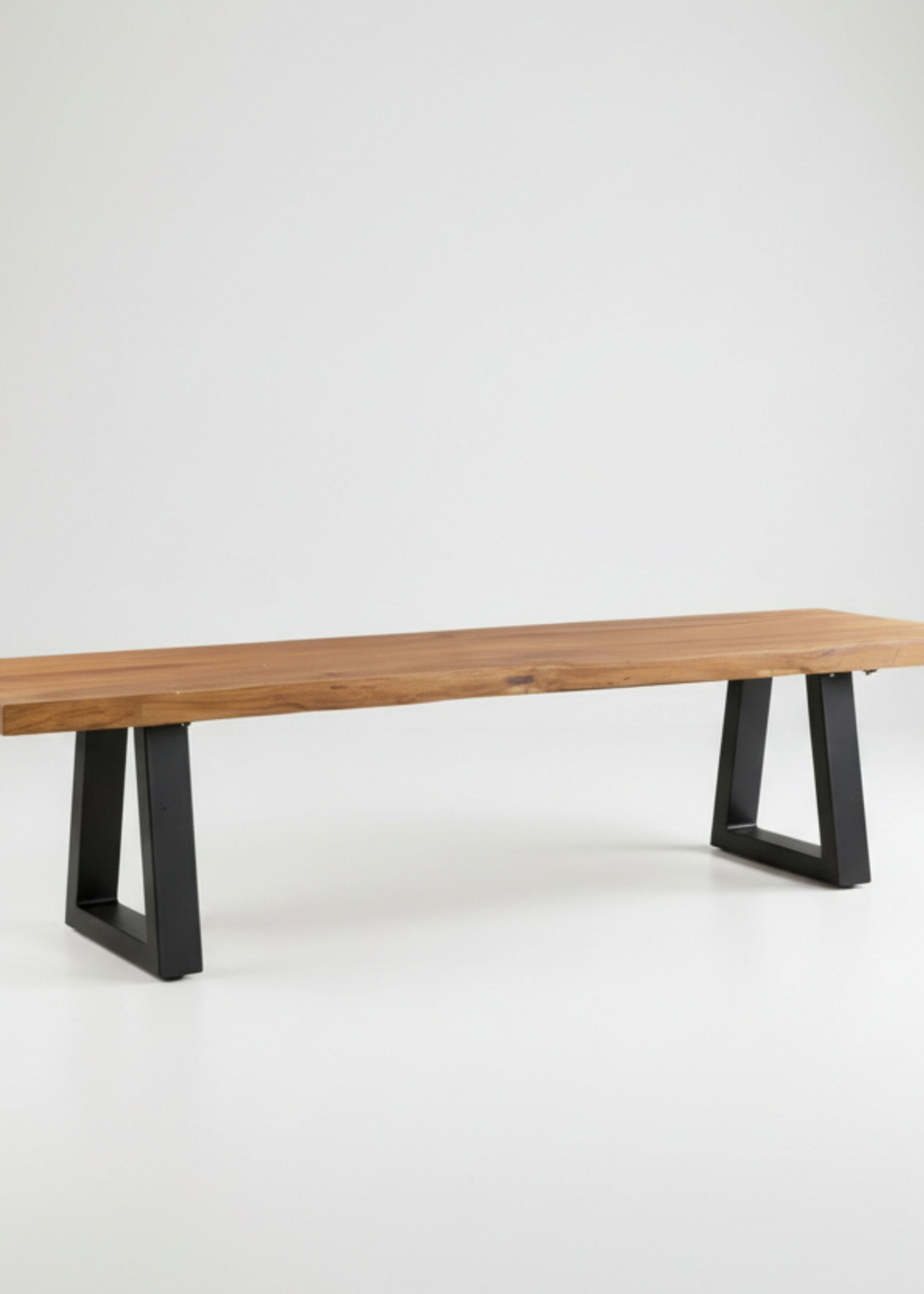 Bazar Bizar Antwerp Bench With Iron Legs - Natural - 280