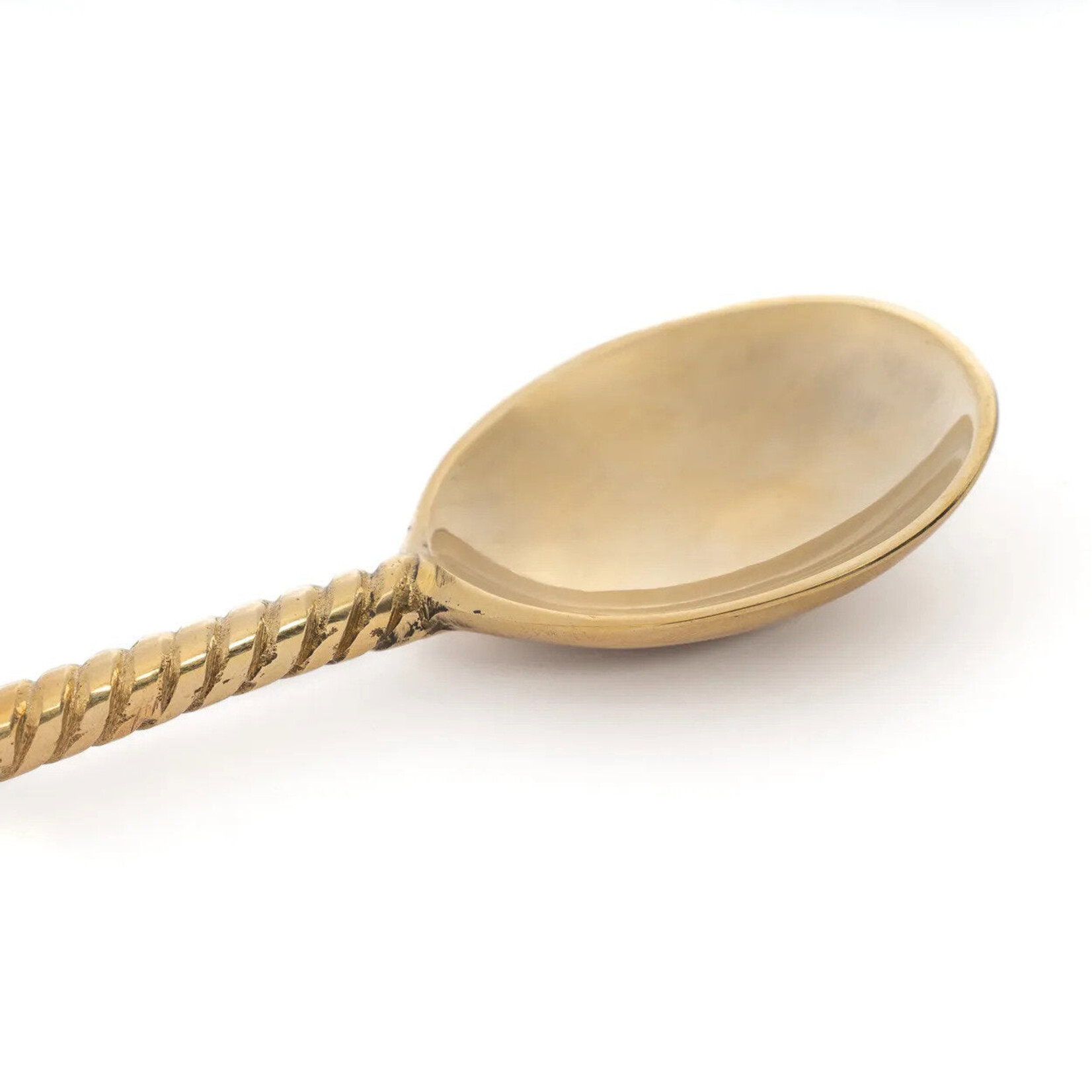 Bazar Bizar Antwerp The Palm Tree Salad Spoon - Gold