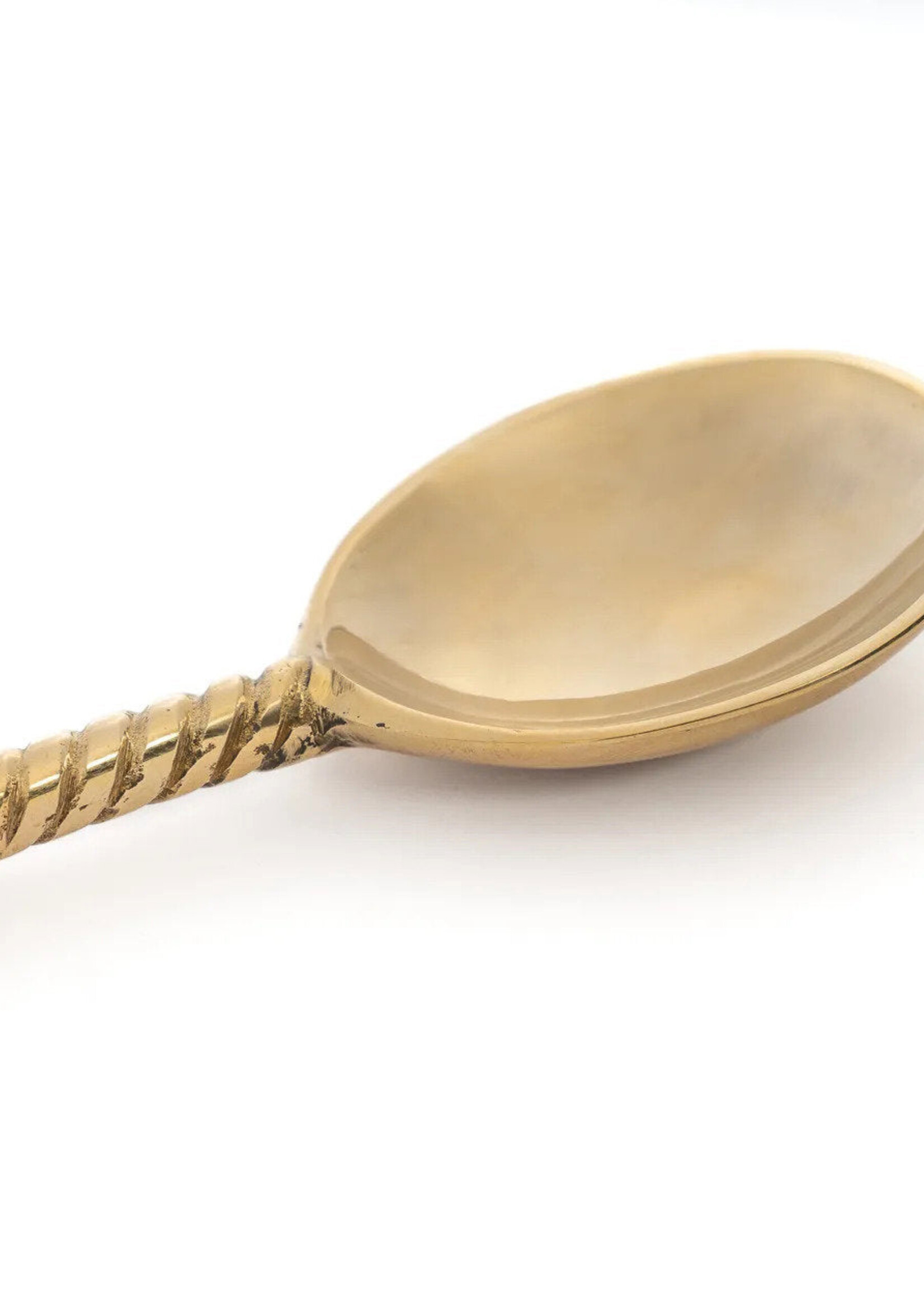 Bazar Bizar Antwerp The Palm Tree Salad Spoon - Gold