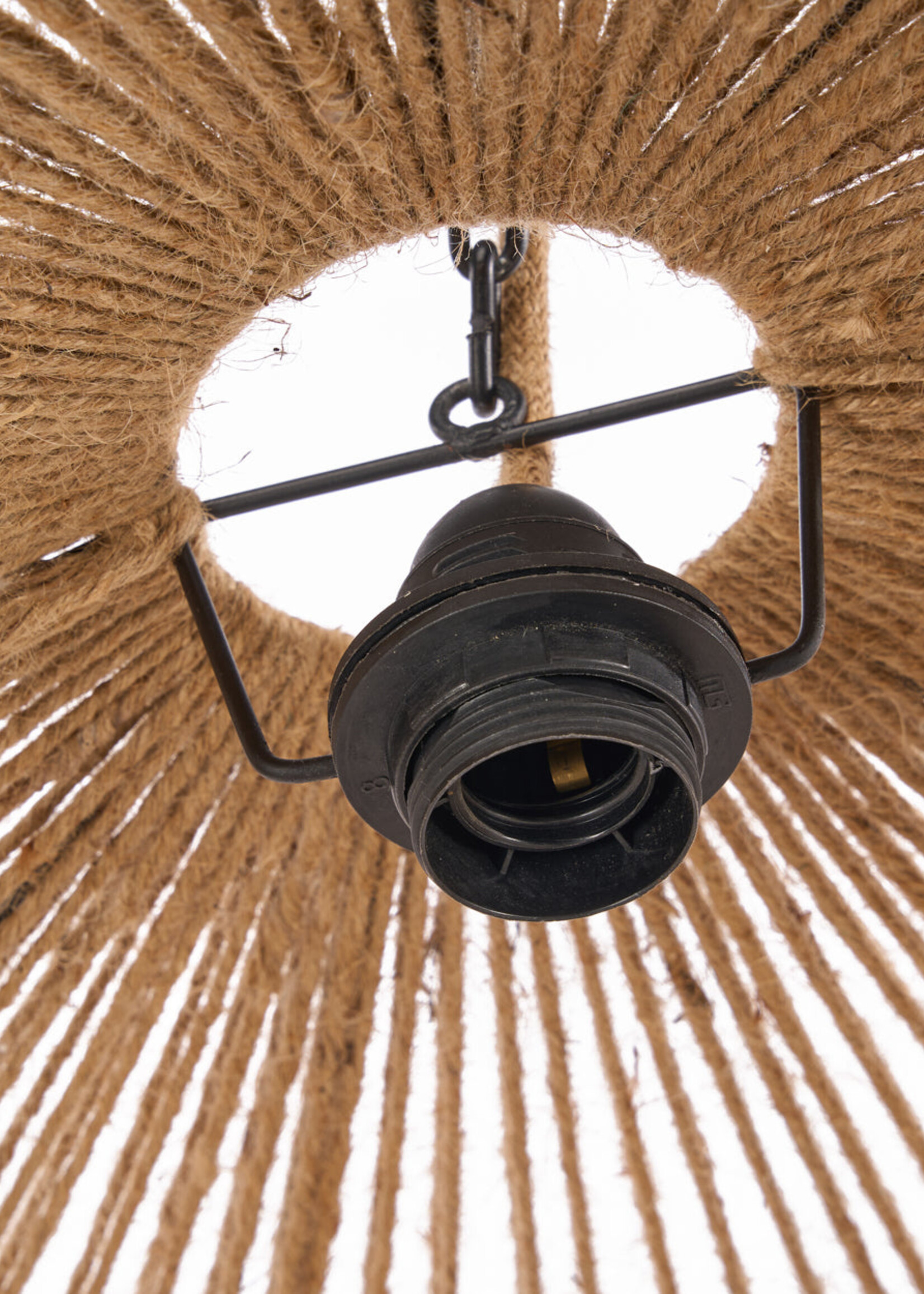 Bazar Bizar Antwerp The Wooden Bead Chandelier - Natural - L
